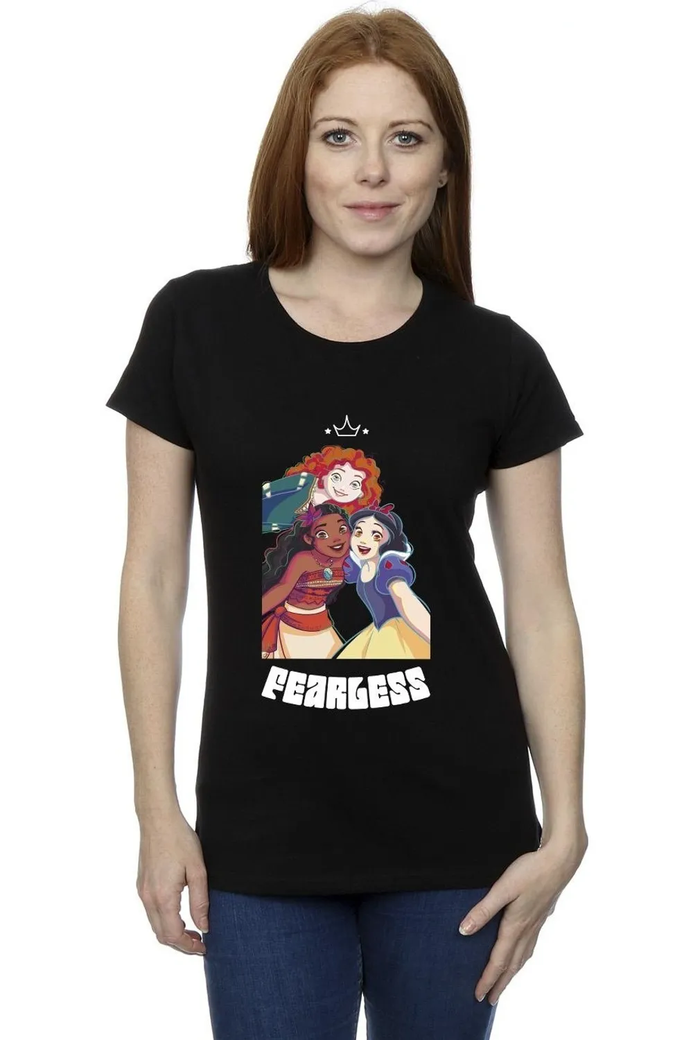 Princess Fearless Cotton T-Shirt 1 Princess Fearless Cotton T-Shirt
