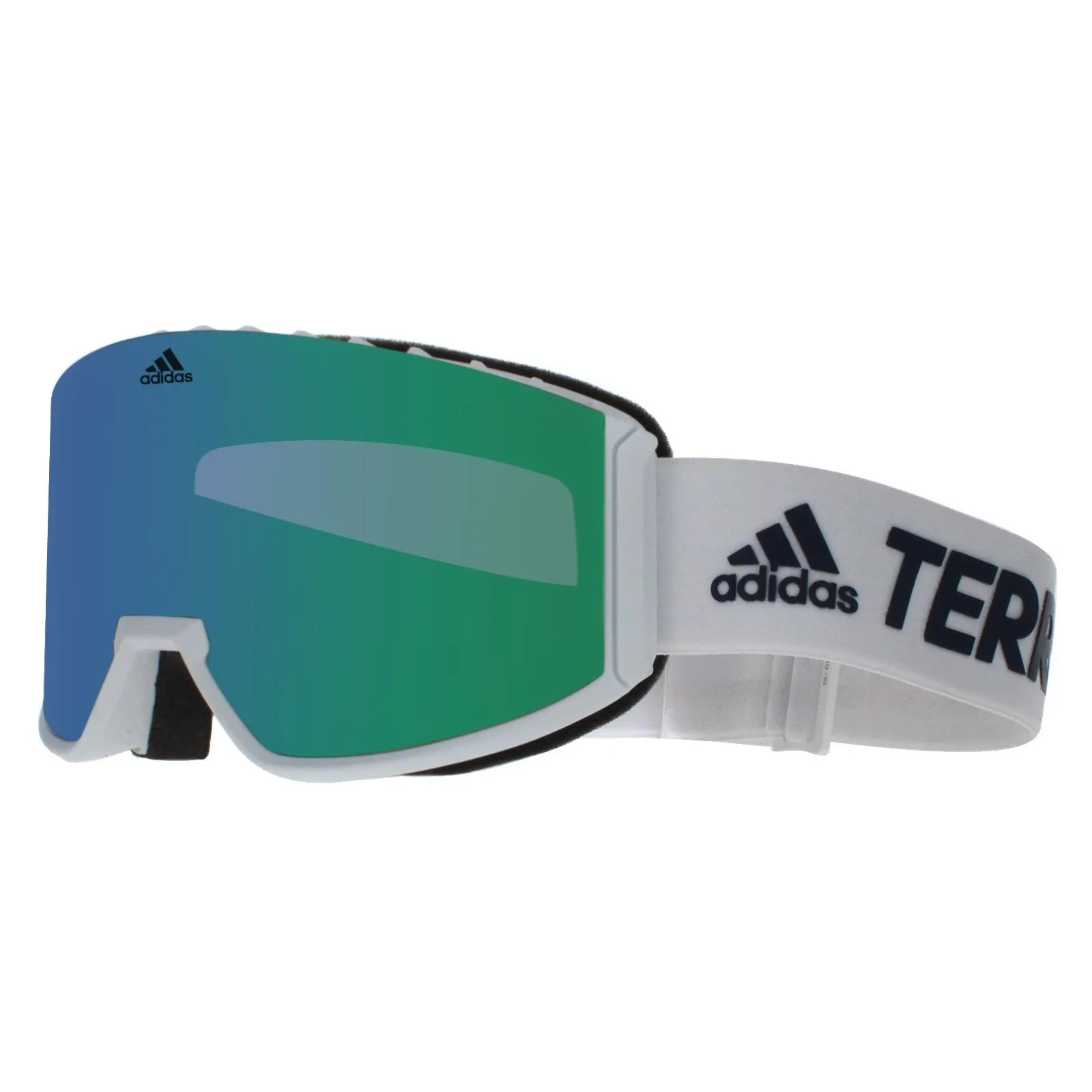 SP0040 21Q White Green Mirror Ski Goggles 1 SP0040 21Q White Green Mirror Ski Goggles