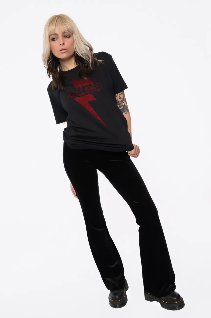 Red Bolt Band Logo T Shirt 2 Red Bolt Band Logo T Shirt