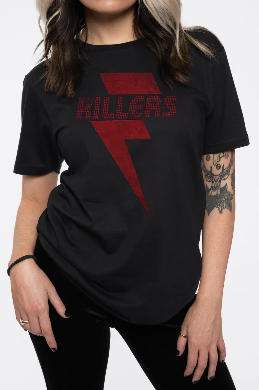 Red Bolt Band Logo T Shirt 3 Red Bolt Band Logo T Shirt