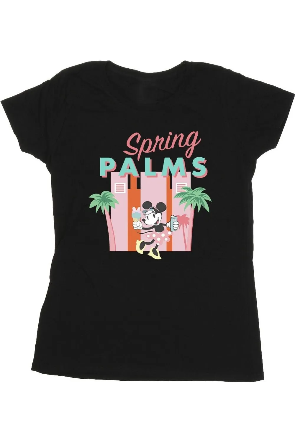Minnie Mouse Spring Palms Cotton T-Shirt 2 Minnie Mouse Spring Palms Cotton T-Shirt