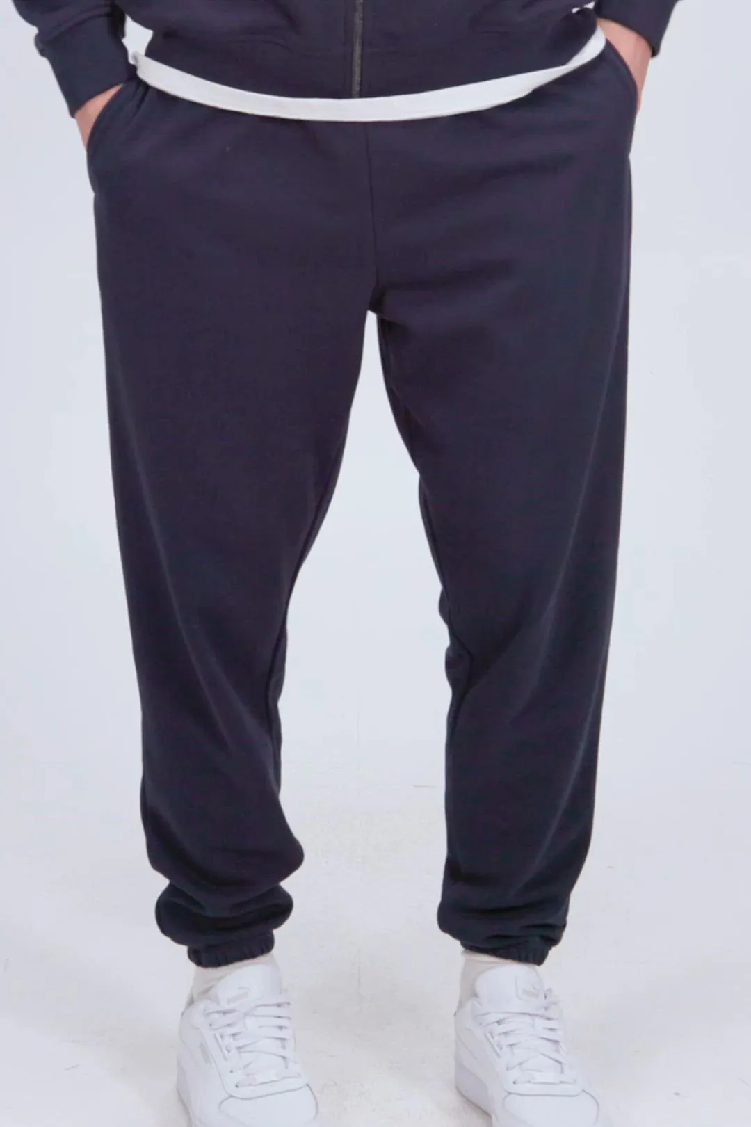 Navy Jersey Joggers 2 Navy Jersey Joggers