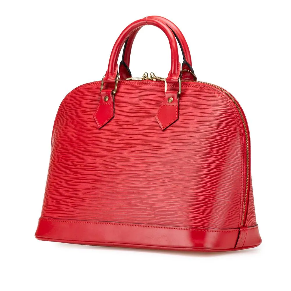 Preloved Alma Handbag Structured Design Women 2 Preloved Alma Handbag Structured Design Women