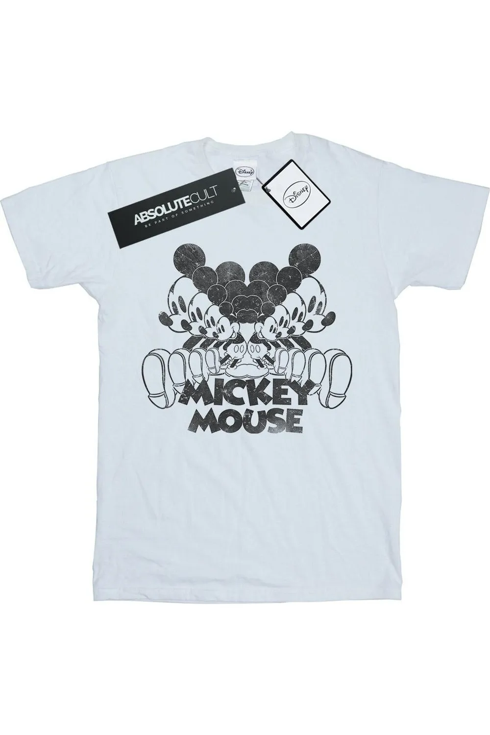 Mickey Mouse Mirrored Cotton Boyfriend T-Shirt 2 Mickey Mouse Mirrored Cotton Boyfriend T-Shirt