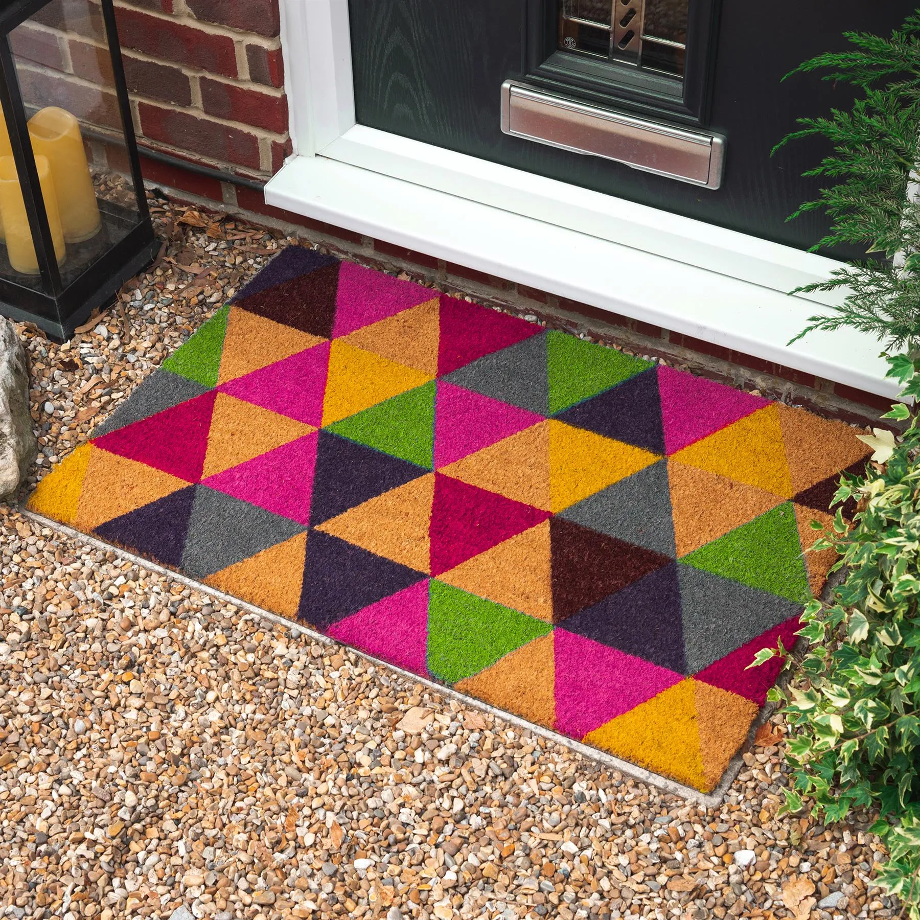 Coir Door Mats - 90 x 60cm - Triangle - Pack of 2 5 Coir Door Mats - 90 x 60cm - Triangle - Pack of 2