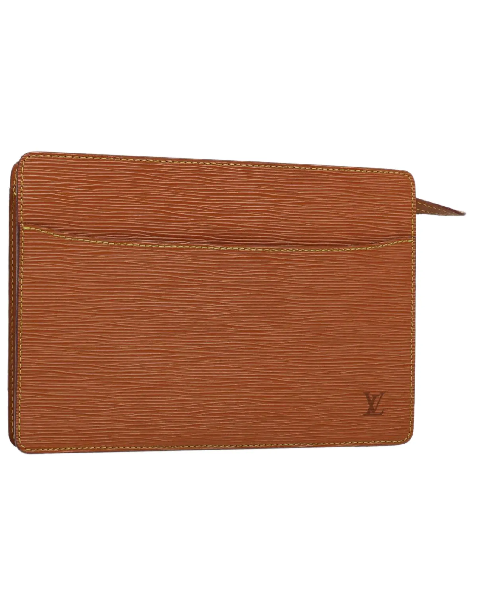 Preloved Epi Leather Pochette Clutch- Brown Clutches 1 Preloved Epi Leather Pochette Clutch- Brown Clutches