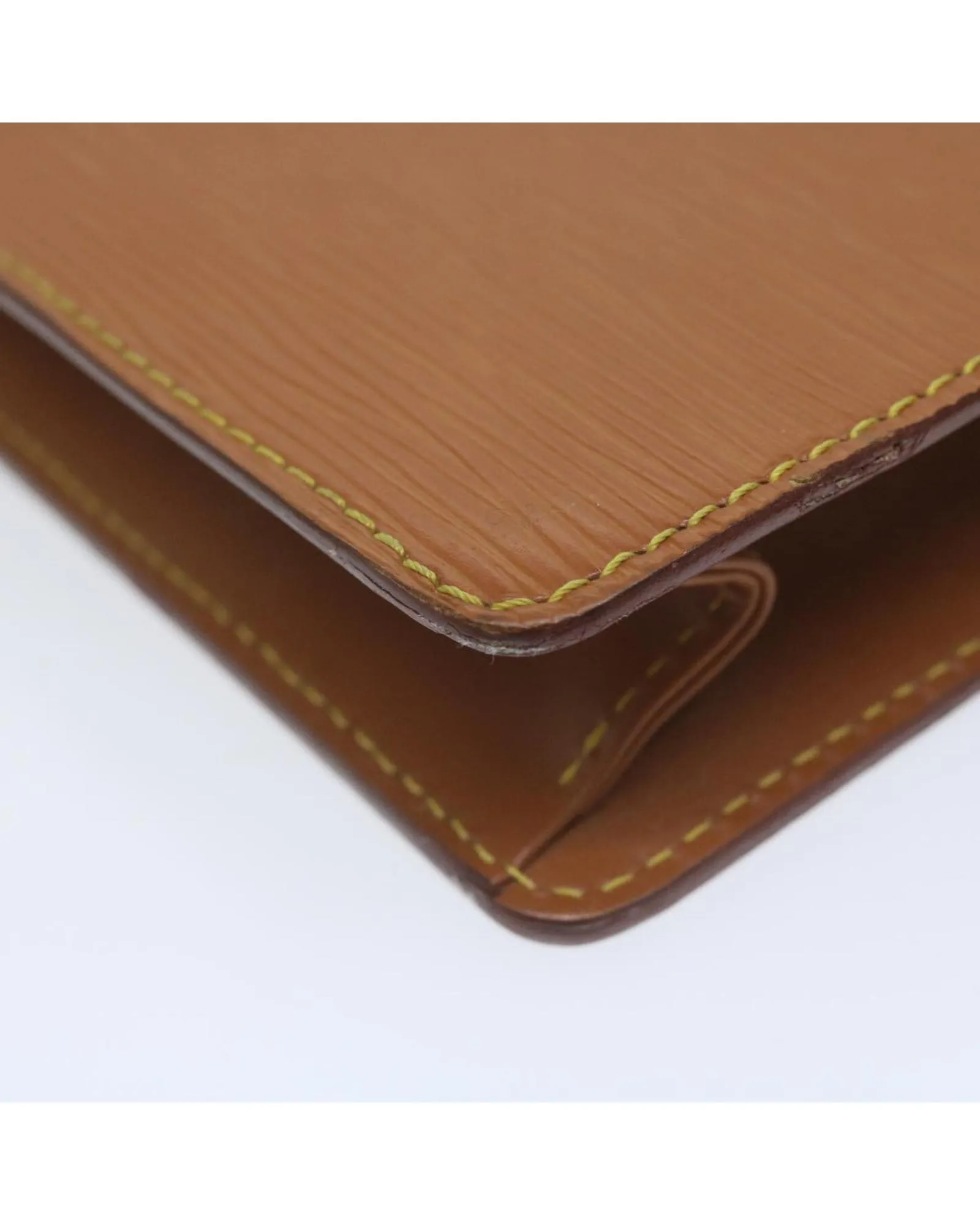 Preloved Epi Leather Pochette Clutch- Brown Clutches 10 Preloved Epi Leather Pochette Clutch- Brown Clutches