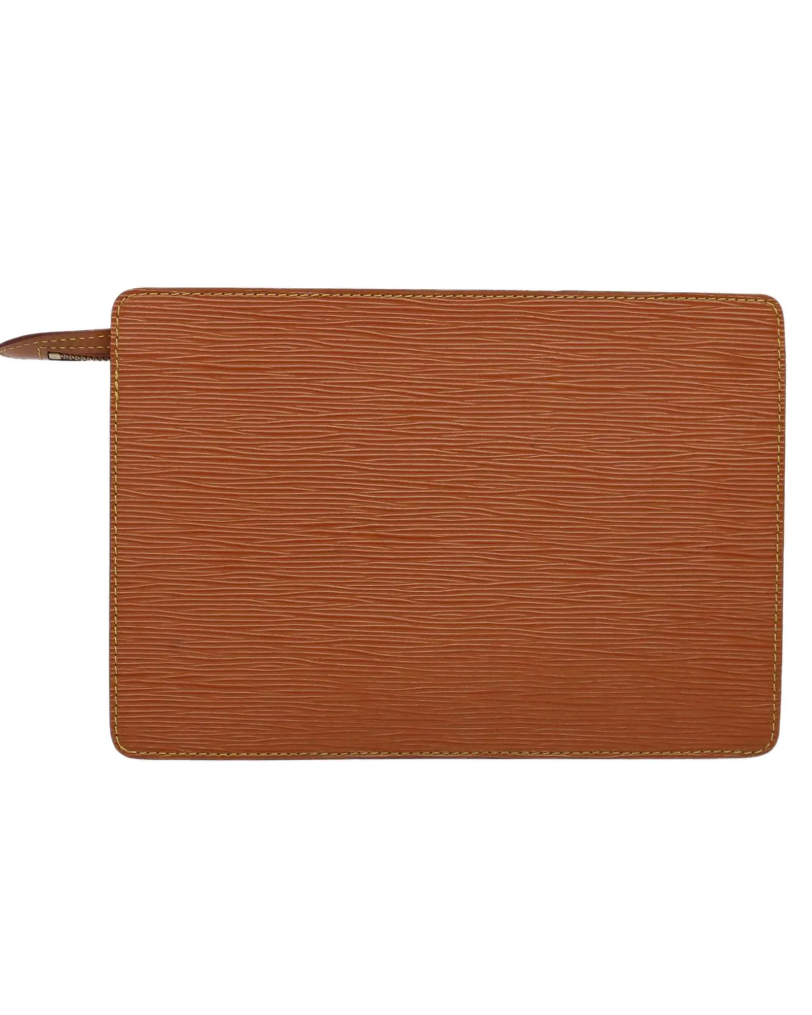 Preloved Epi Leather Pochette Clutch- Brown Clutches 2 Preloved Epi Leather Pochette Clutch- Brown Clutches