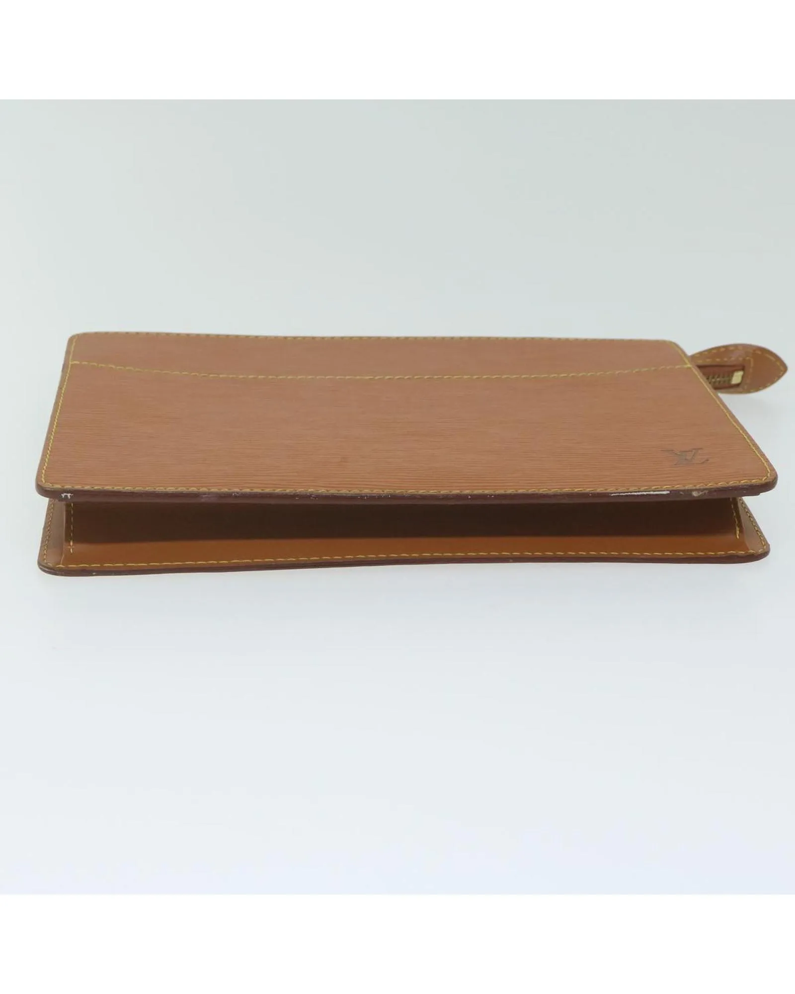 Preloved Epi Leather Pochette Clutch- Brown Clutches 7 Preloved Epi Leather Pochette Clutch- Brown Clutches