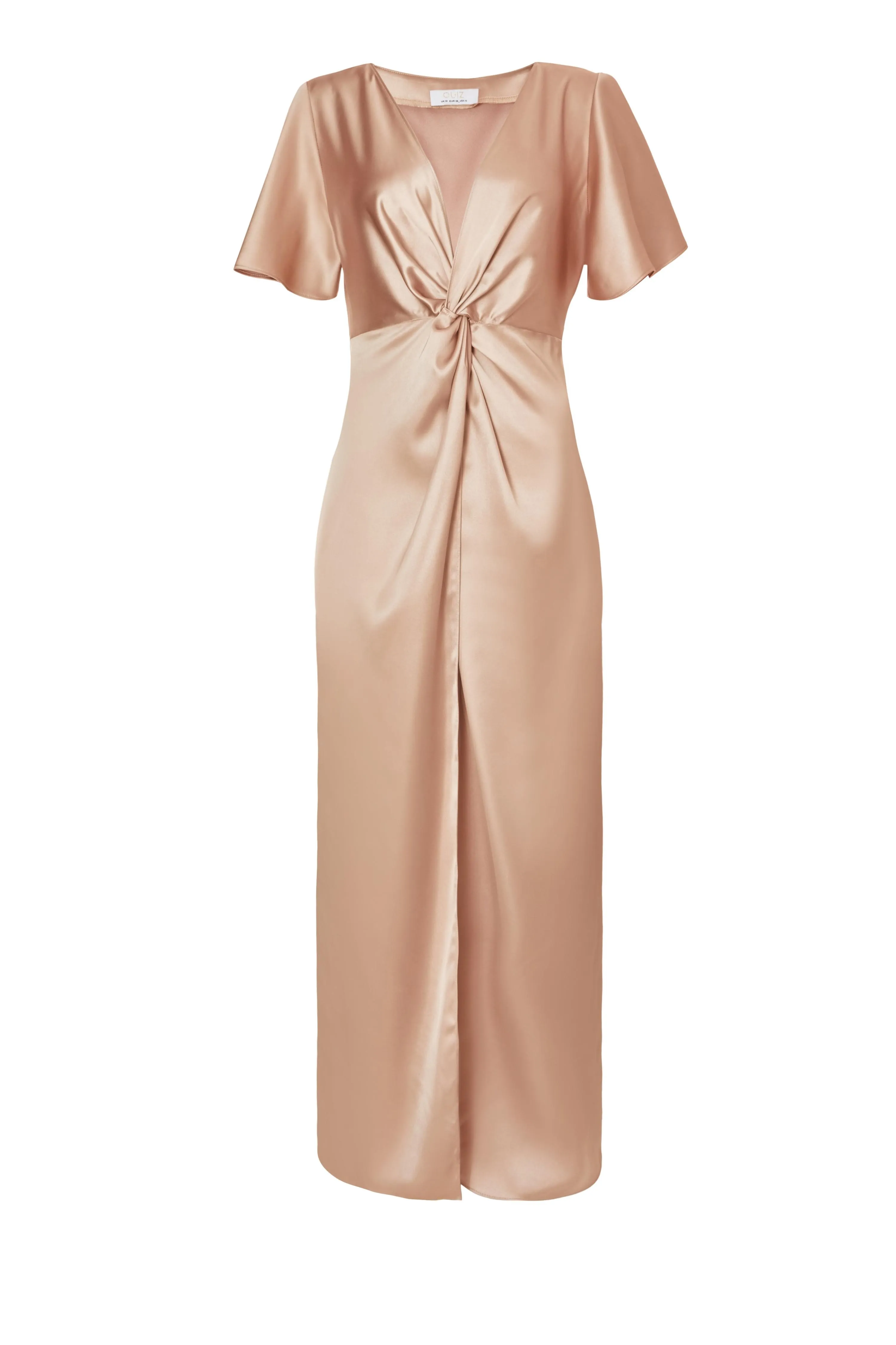 Off White Knot Front Maxi Dress 4 Off White Knot Front Maxi Dress