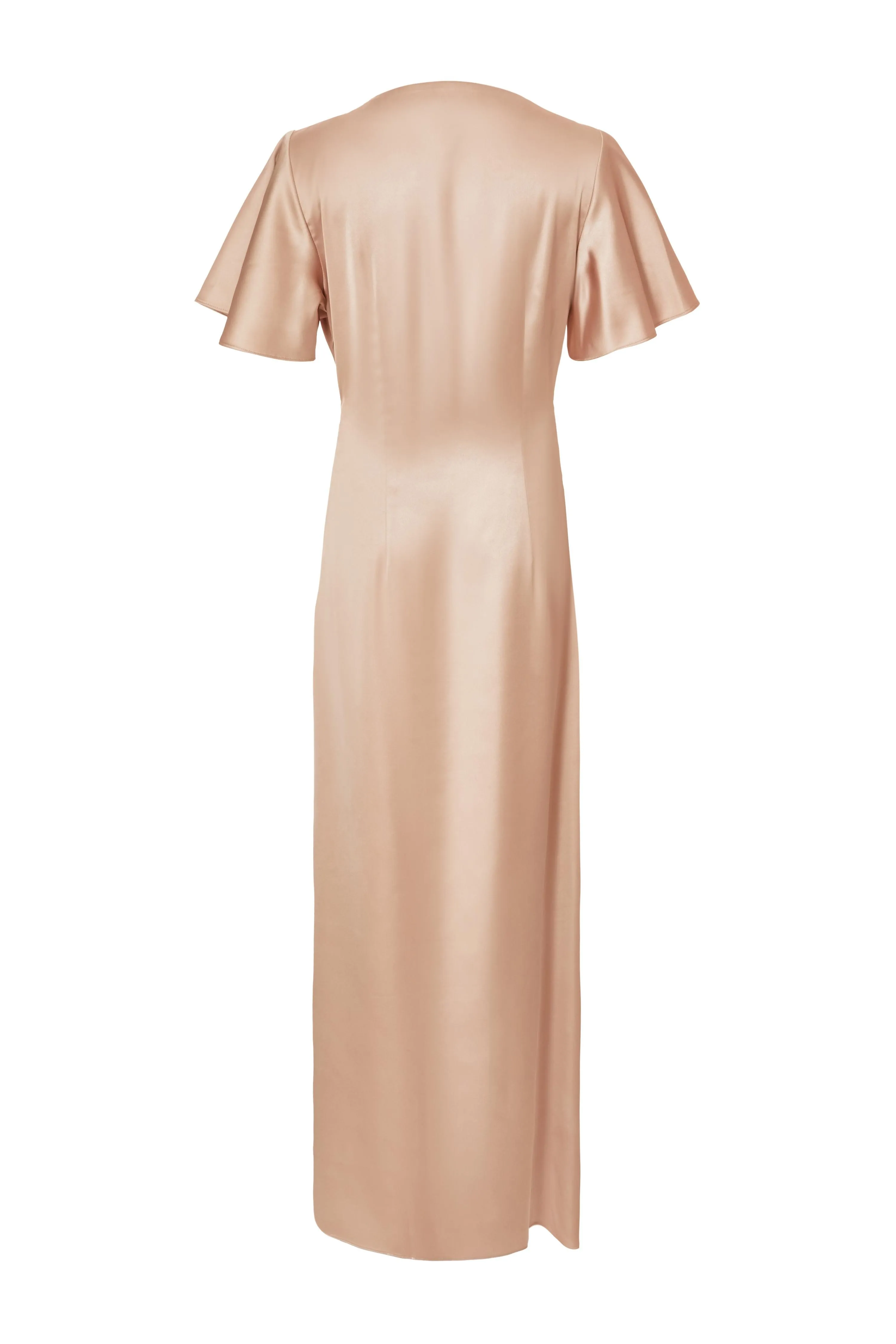 Off White Knot Front Maxi Dress 5 Off White Knot Front Maxi Dress