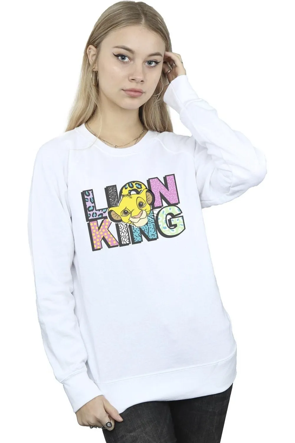 The Lion King Pattern Logo Sweatshirt