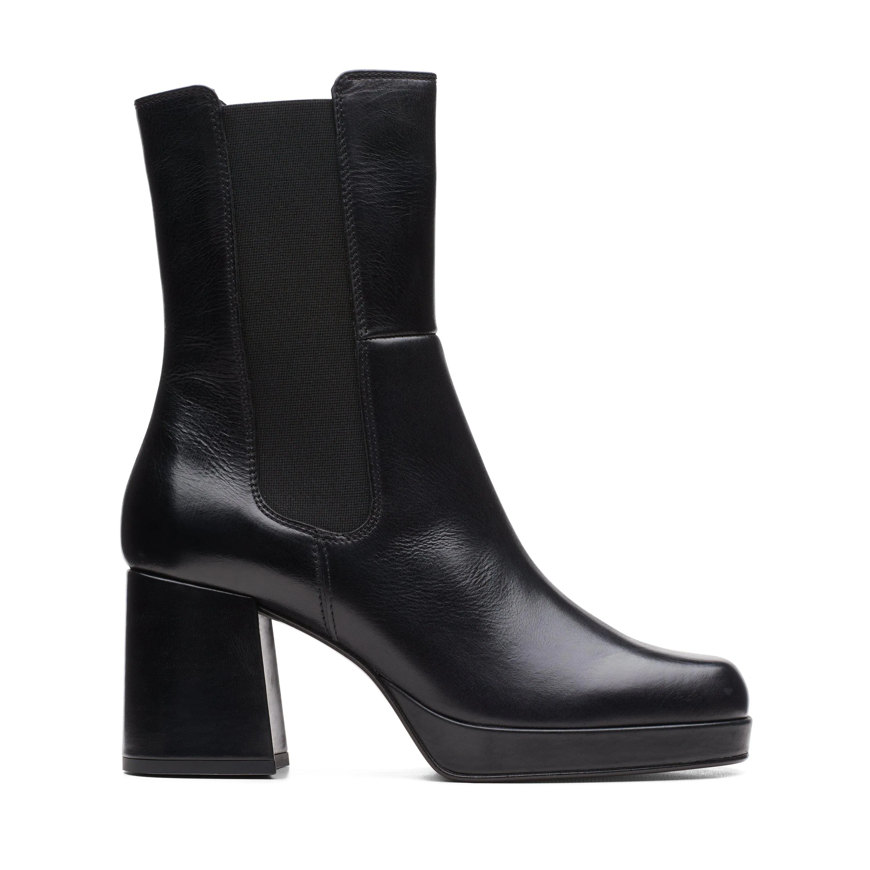 Pique Up Black Leather Ankle Boots 1 Pique Up Black Leather Ankle Boots
