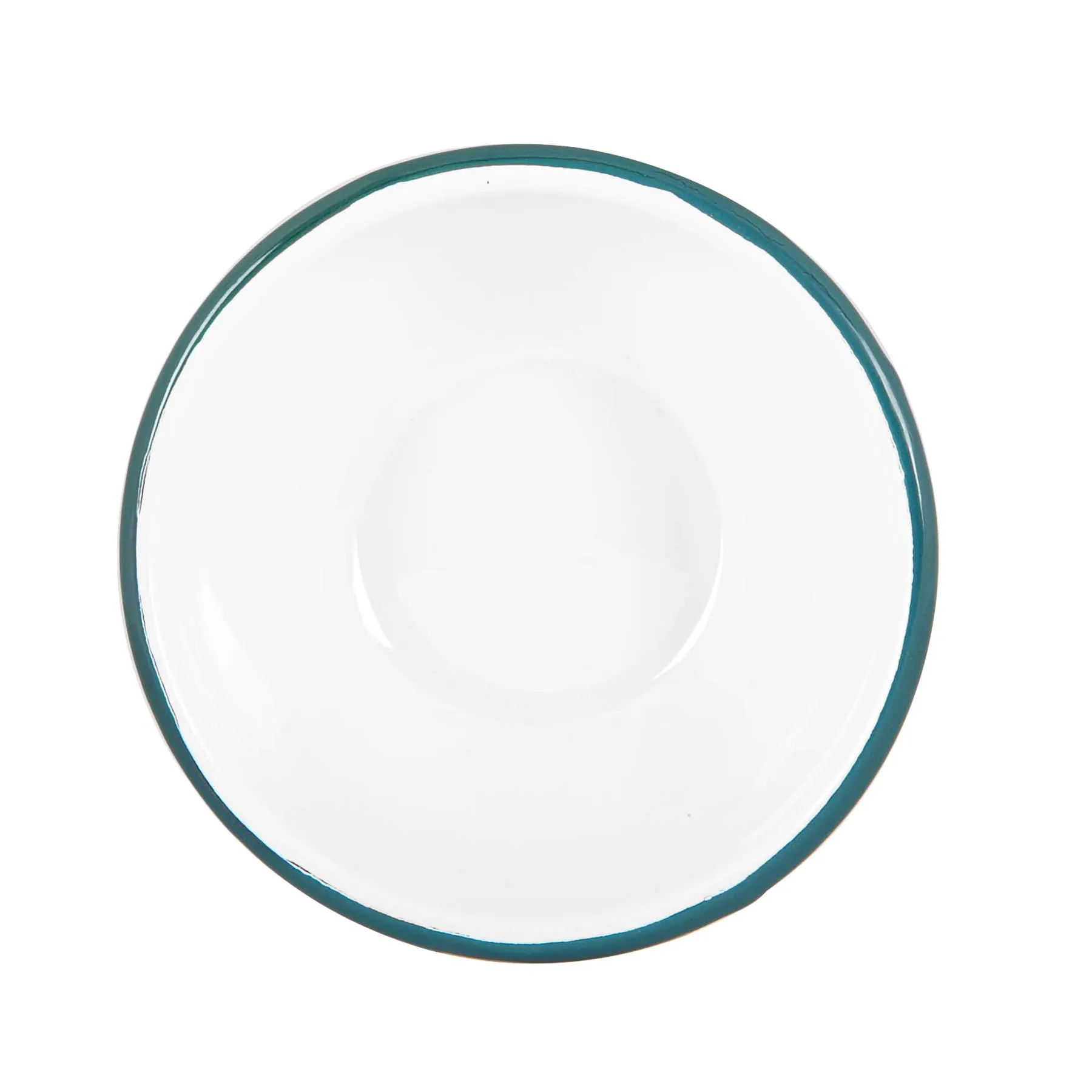 White Enamel Bowls 16cm Pack of 6 4 White Enamel Bowls 16cm Pack of 6