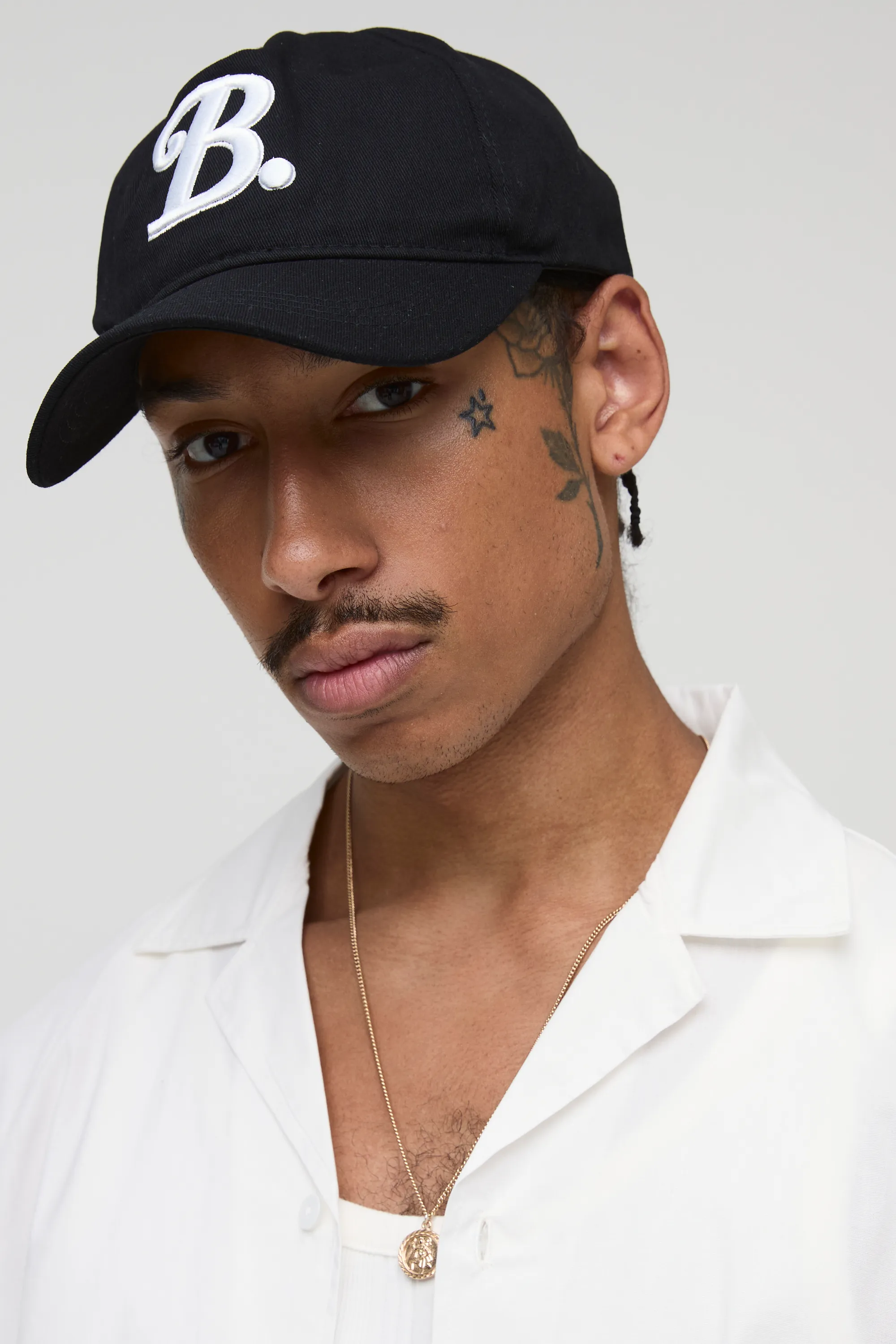 B Embroidered Cap