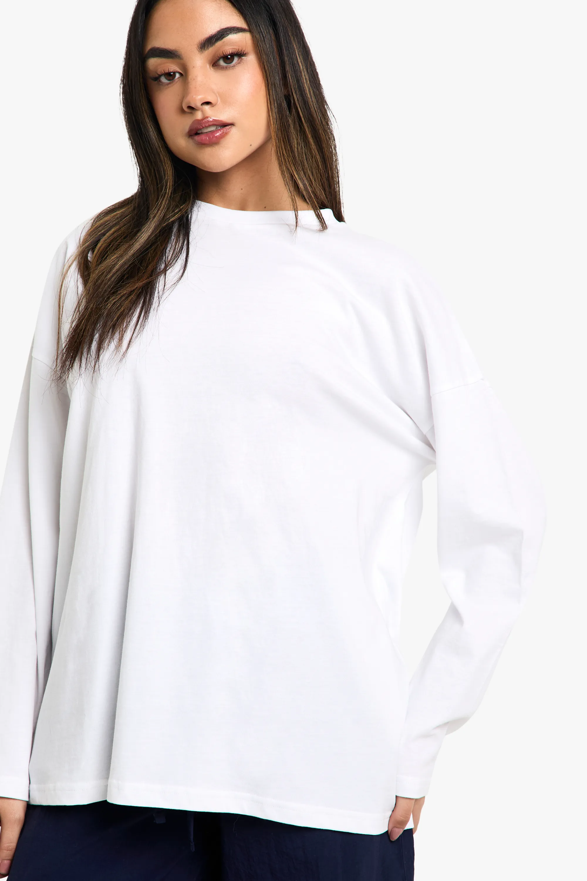 Boohoo Basics Oversized Long Sleeve T-Shirt 4 Boohoo Basics Oversized Long Sleeve T-Shirt