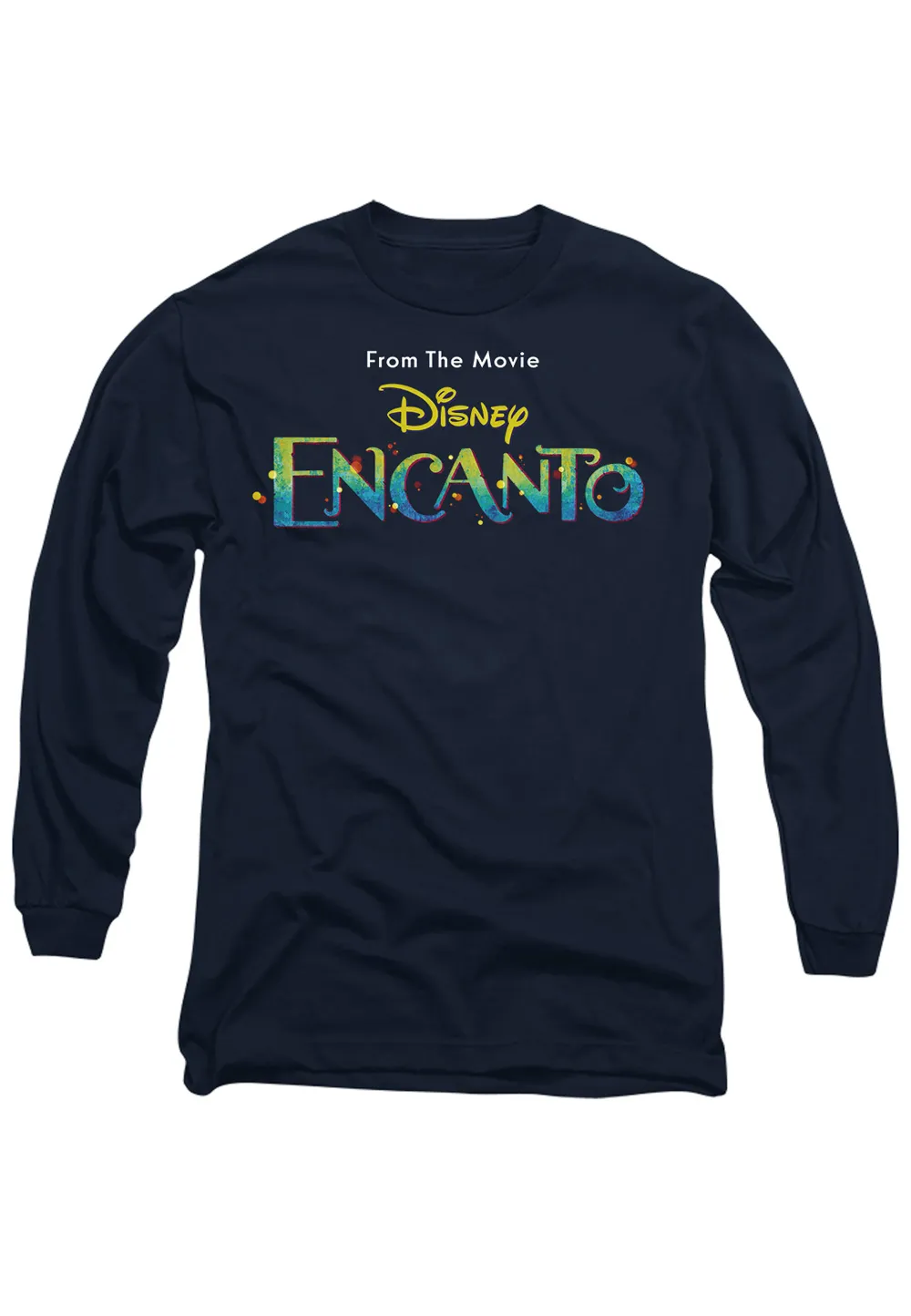 Encanto Logo Long Sleeve T-Shirt, Navy