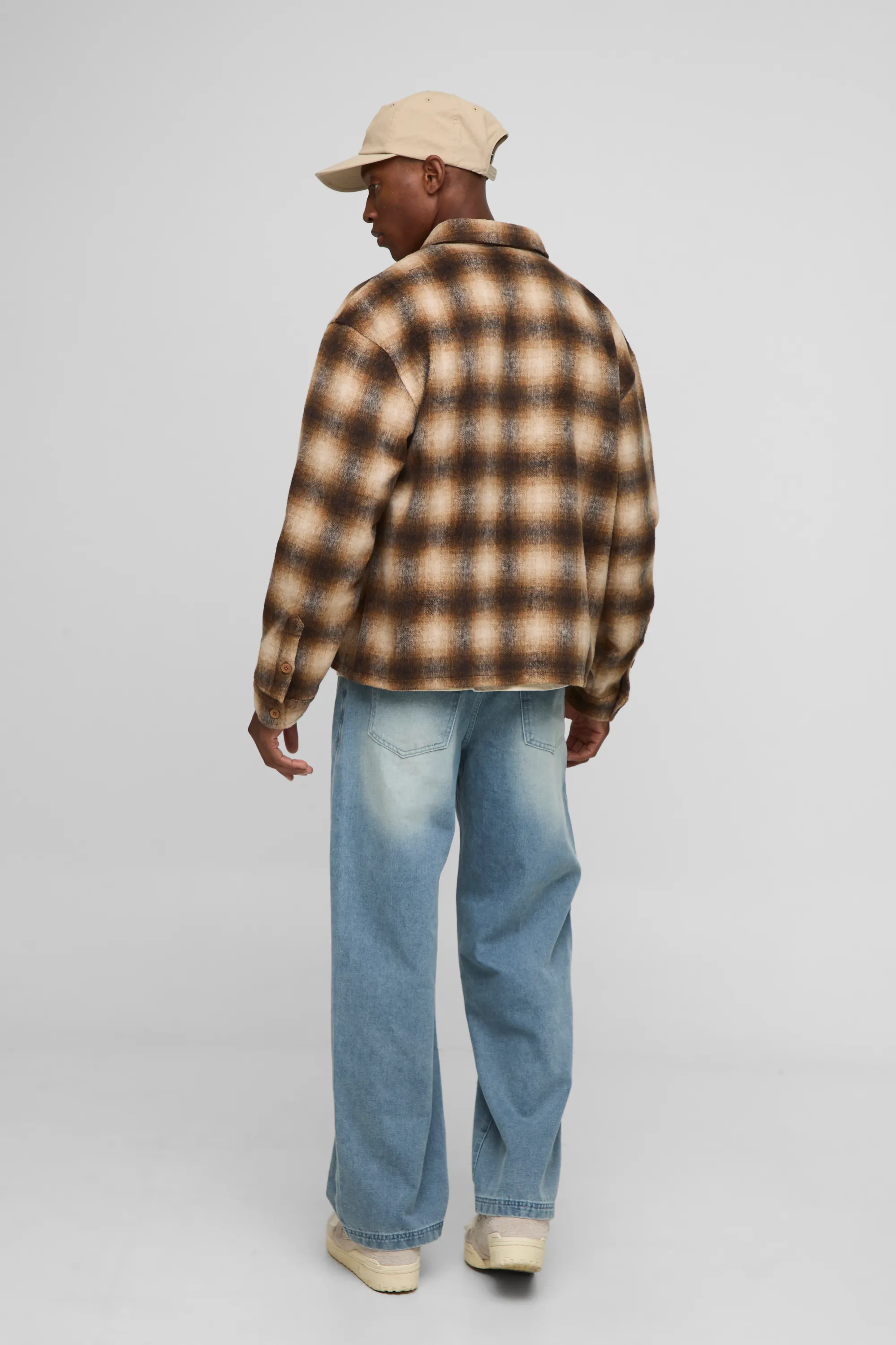 Oversized Heavyweight Check Overshirt 2 Oversized Heavyweight Check Overshirt