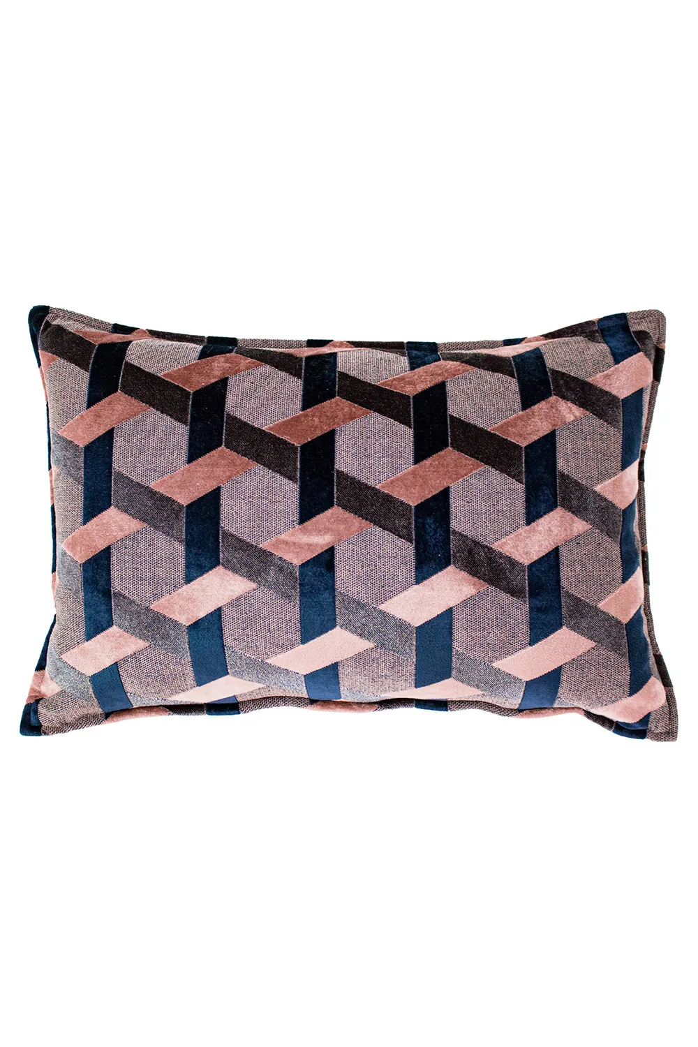 Delano 3D Luxe Velvet Jacquard Cushion 1 Delano 3D Luxe Velvet Jacquard Cushion