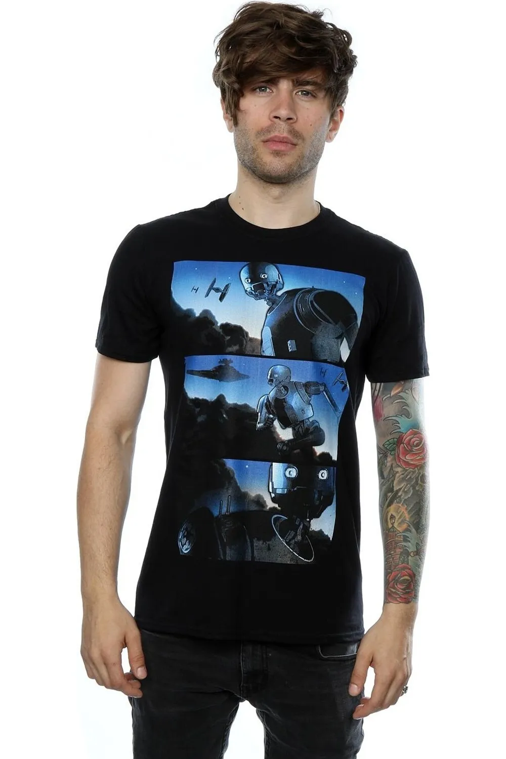 Rogue One K-2SO Comic Strip T-Shirt 1 Rogue One K-2SO Comic Strip T-Shirt