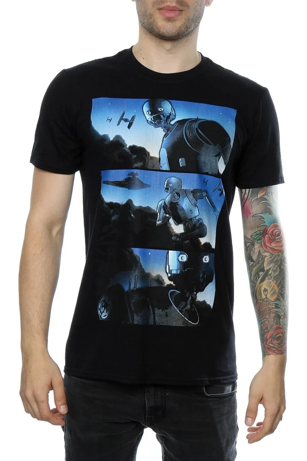 Rogue One K-2SO Comic Strip T-Shirt 3 Rogue One K-2SO Comic Strip T-Shirt