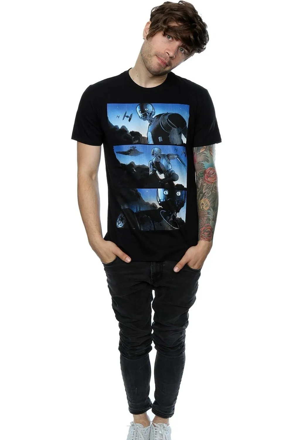 Rogue One K-2SO Comic Strip T-Shirt 4 Rogue One K-2SO Comic Strip T-Shirt