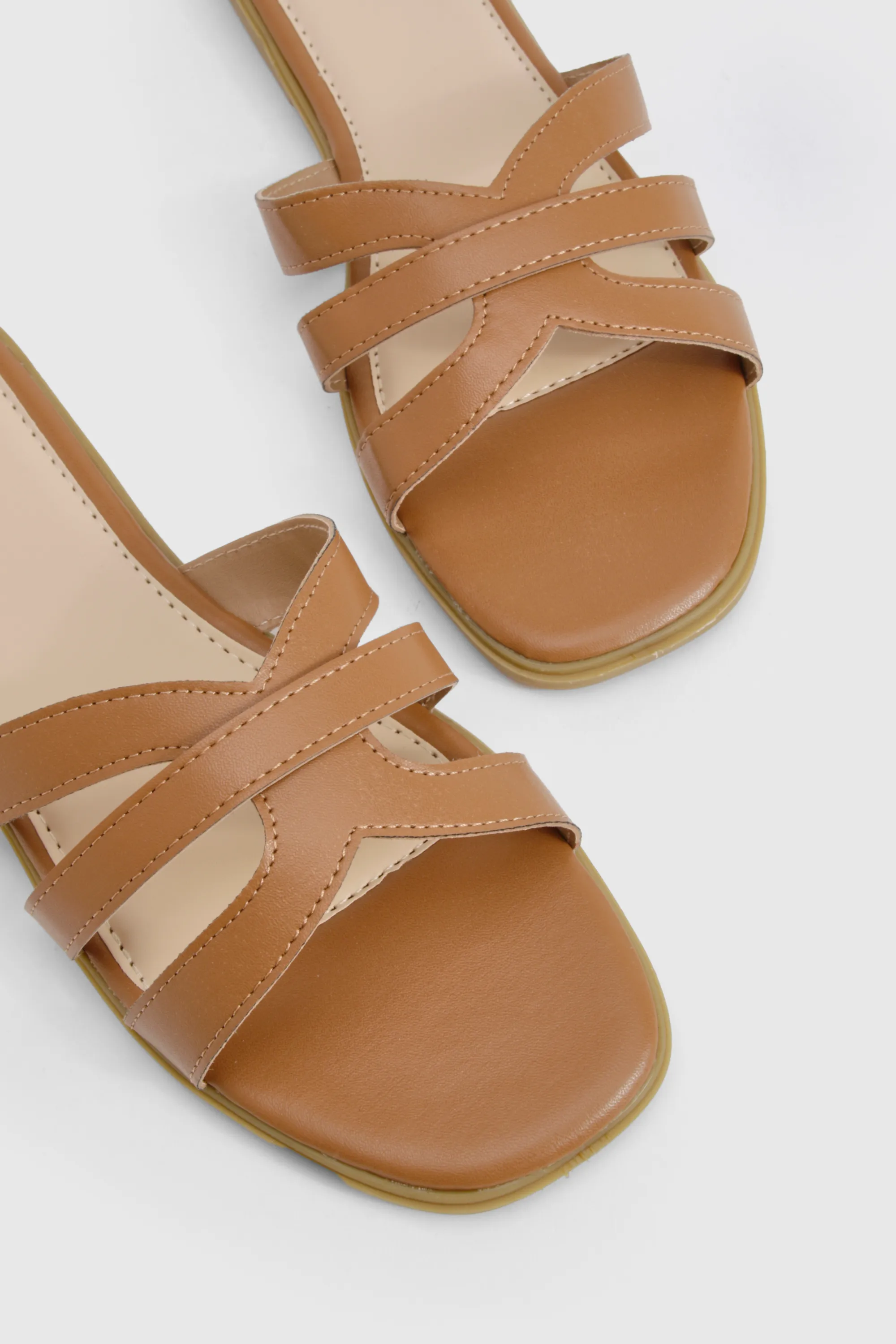 Wide Fit Cross Strap Sliders 5 Wide Fit Cross Strap Sliders