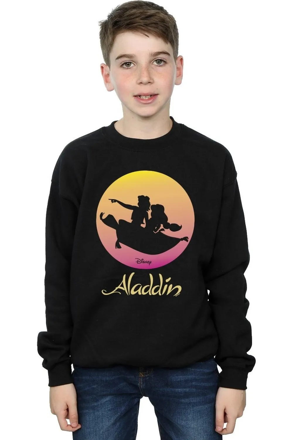 Aladdin Flying Sunset Sweatshirt 1 Aladdin Flying Sunset Sweatshirt