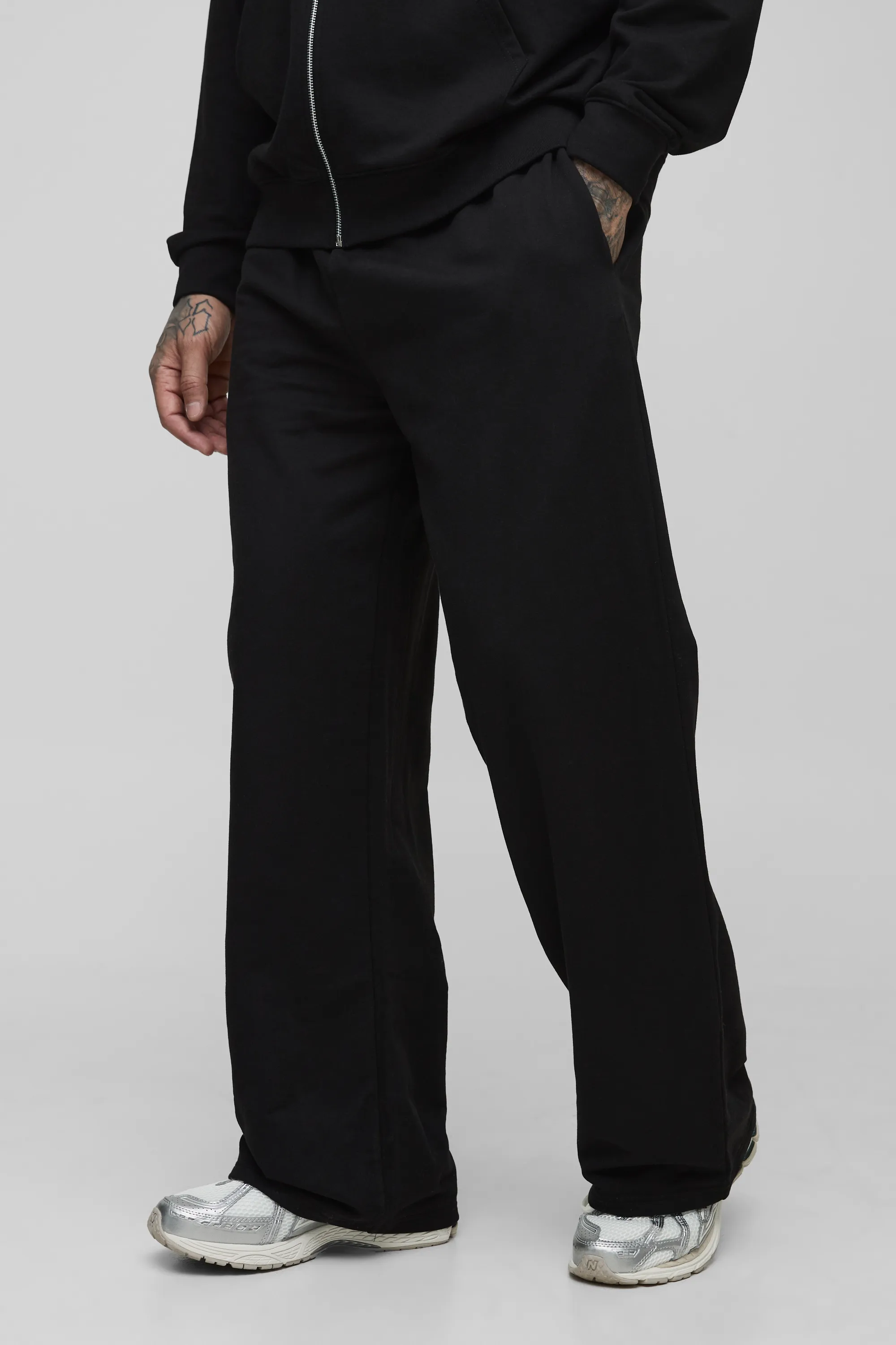 Tall 260GSM Loopback Wide Fit Basic Joggers