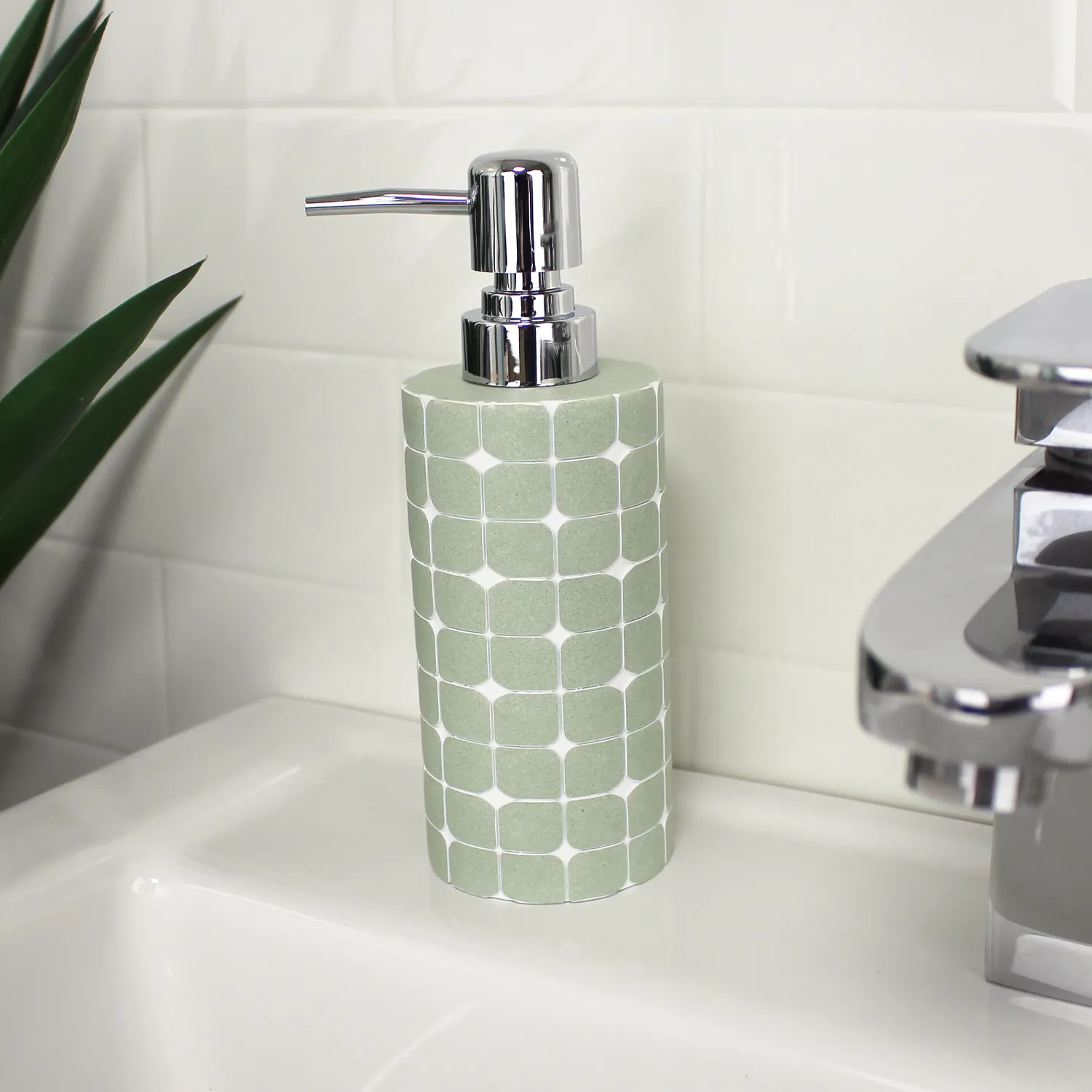 Mosaica Pastel Bathroom Sink Liquid Soap Dispenser