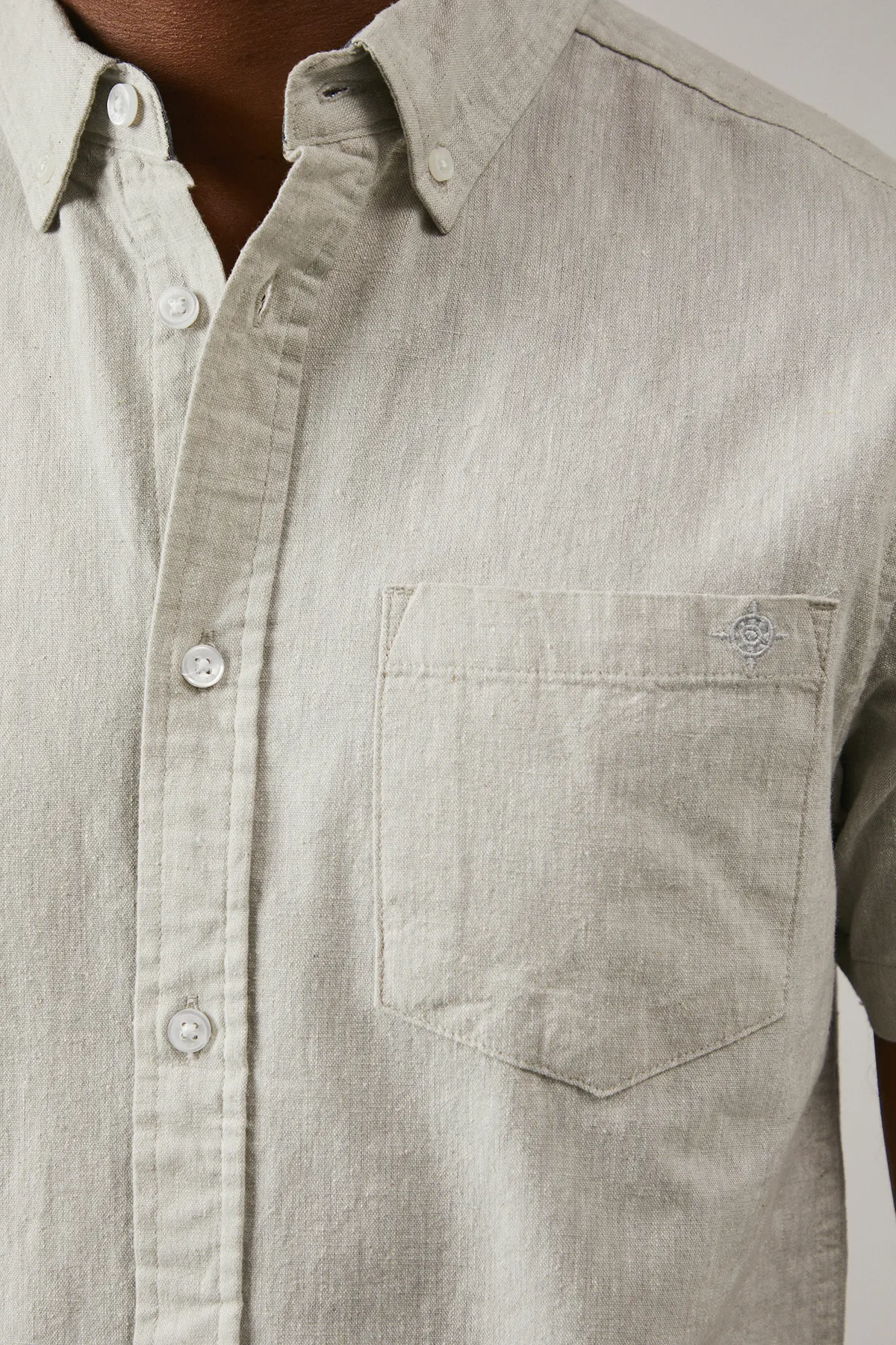 Off White Textured Short Sleeve Shirt 5 Off White Textured Short Sleeve Shirt