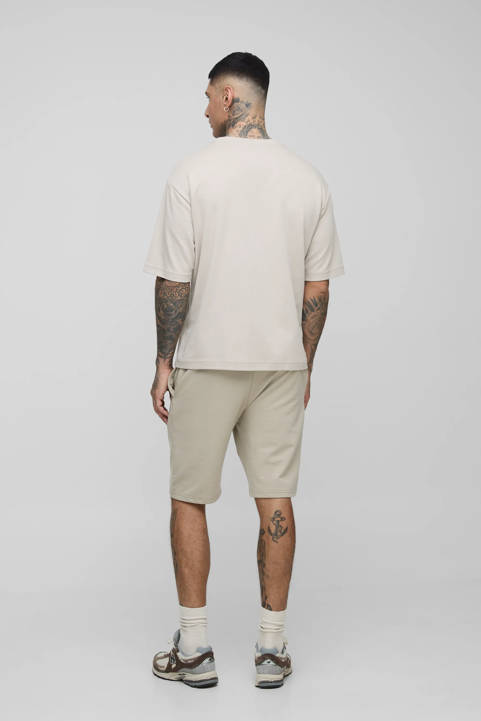 Tall 260GSM Loopback Slim Fit Basic Shorts 2 Tall 260GSM Loopback Slim Fit Basic Shorts