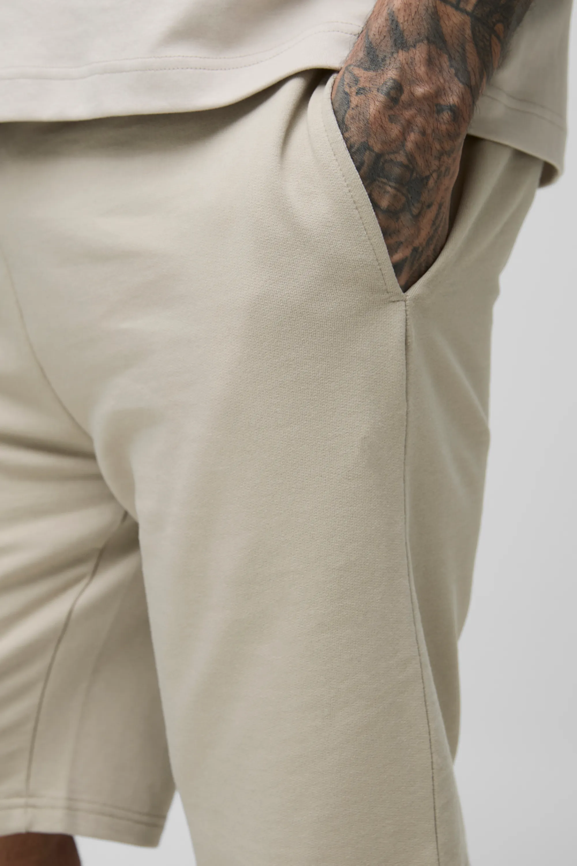 Tall 260GSM Loopback Slim Fit Basic Shorts 3 Tall 260GSM Loopback Slim Fit Basic Shorts