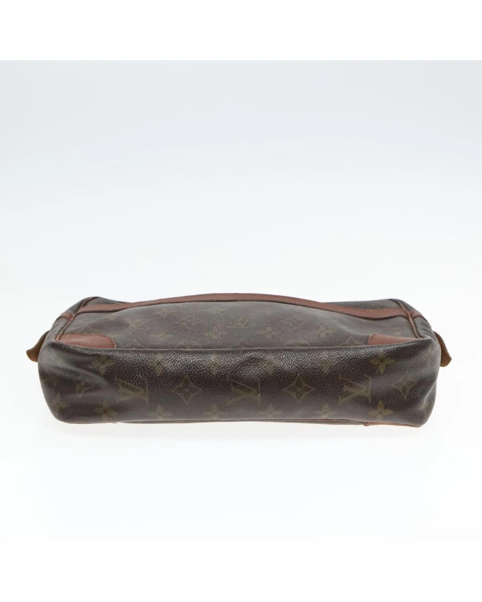 Preloved Cosmetic Pouch Monogram CanvasClutches 7 Preloved Cosmetic Pouch Monogram CanvasClutches