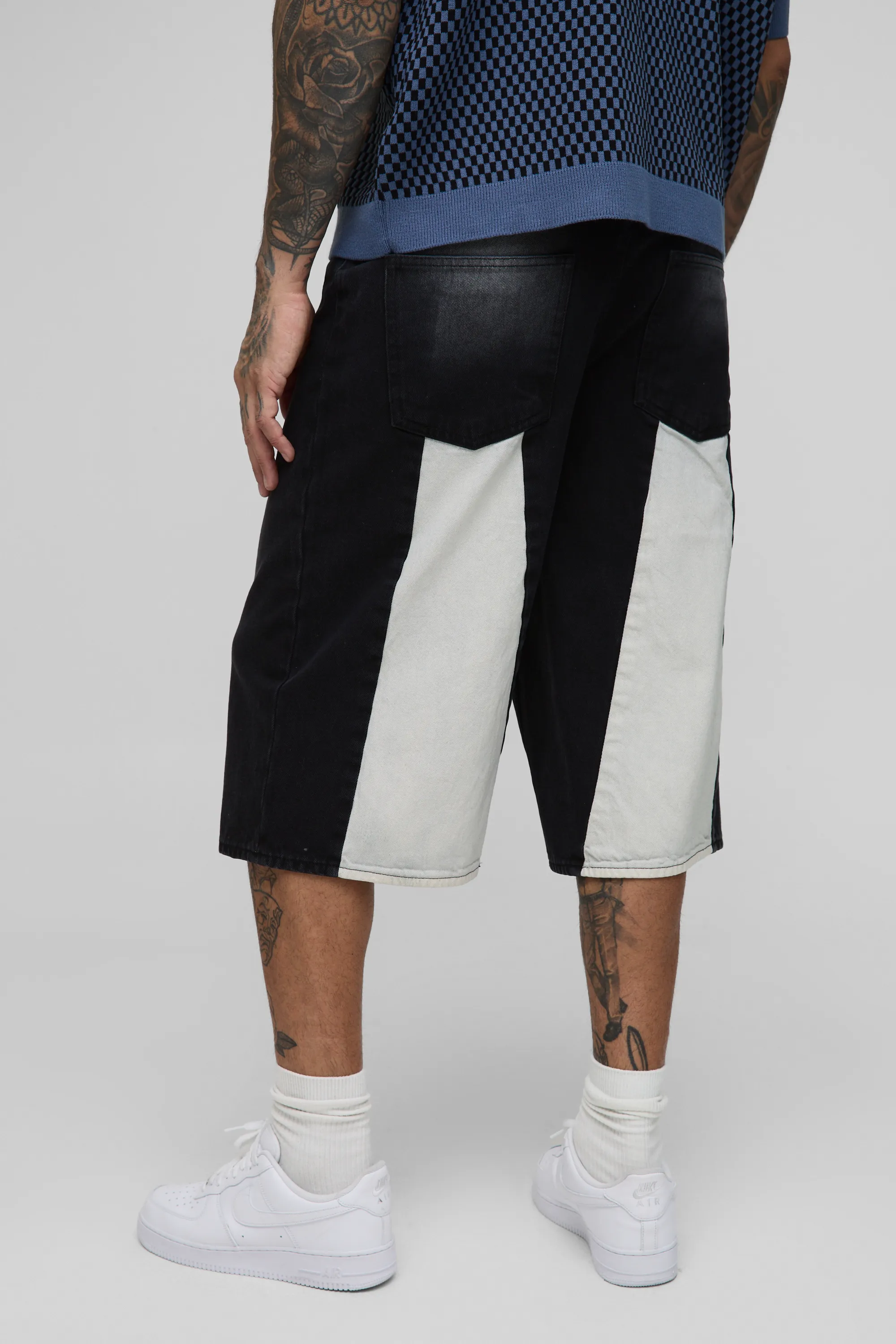 Tall Gusset Back Panel Jorts