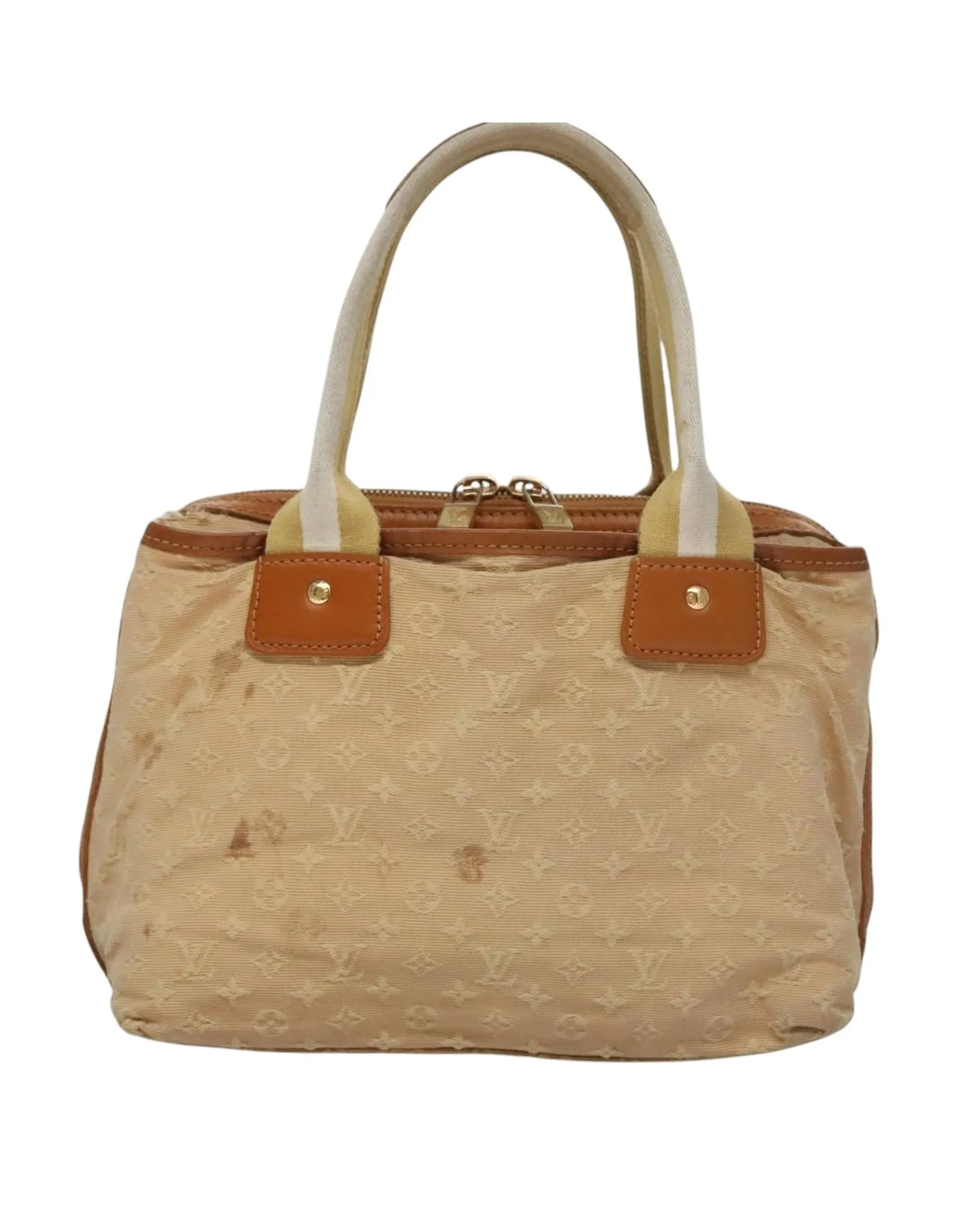 Preloved Mini Lin Noe Handbag- Beige Tote Bags 2 Preloved Mini Lin Noe Handbag- Beige Tote Bags