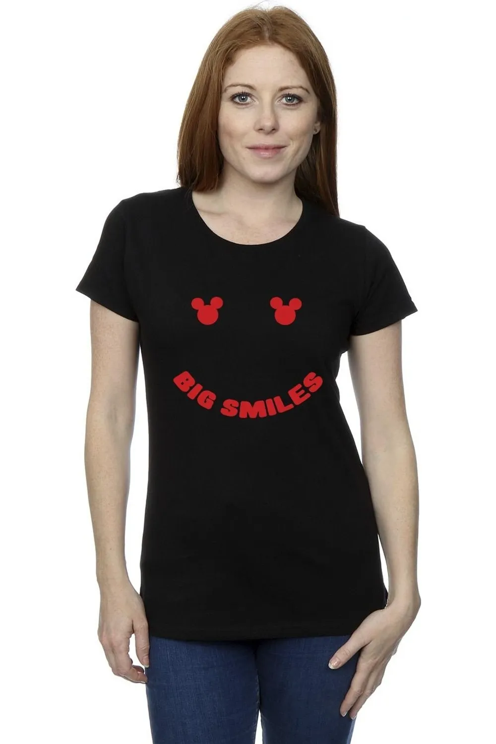 Mickey Mouse Big Smile Cotton T-Shirt 1 Mickey Mouse Big Smile Cotton T-Shirt