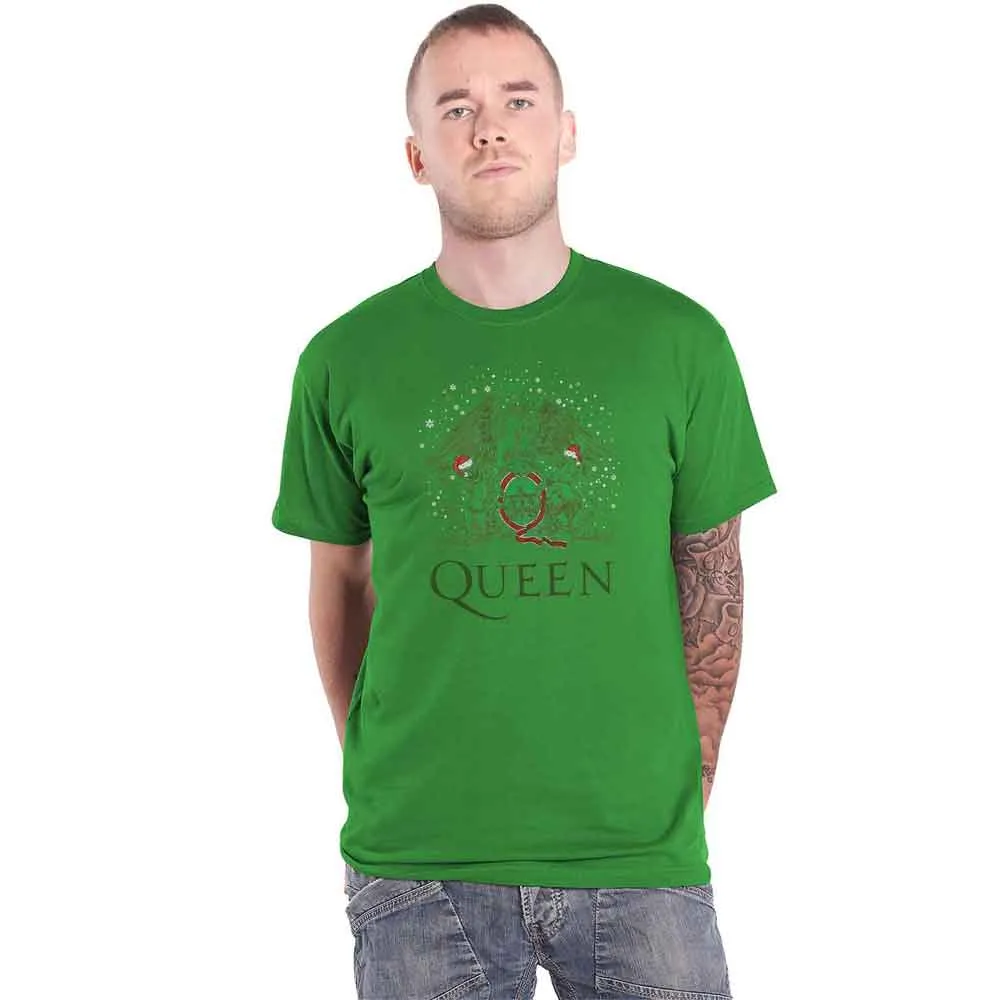 Holiday Crest Christmas T Shirt