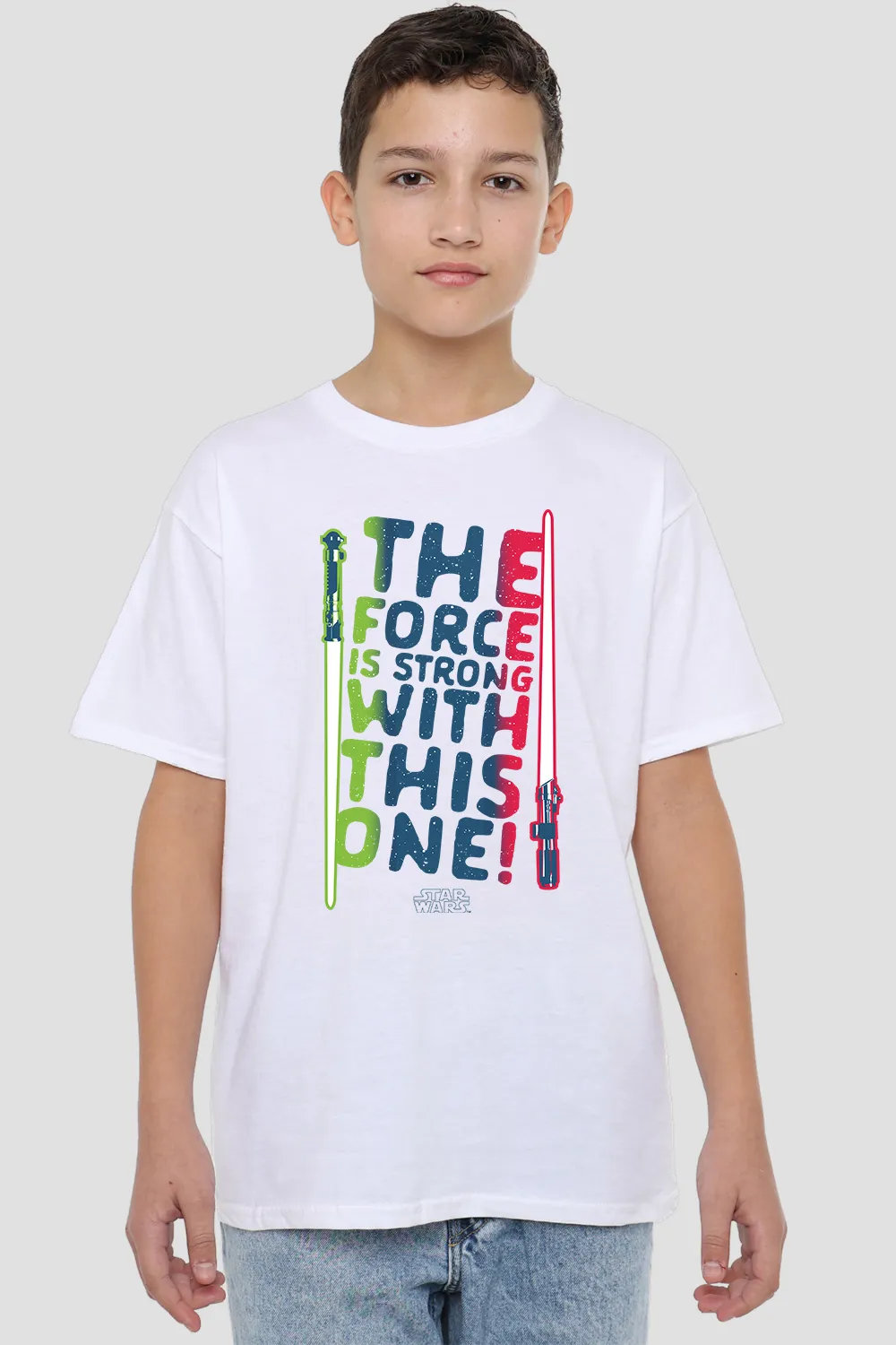 Star Wars Force Is StrongKids T-Shirt White 1 Star Wars Force Is StrongKids T-Shirt White