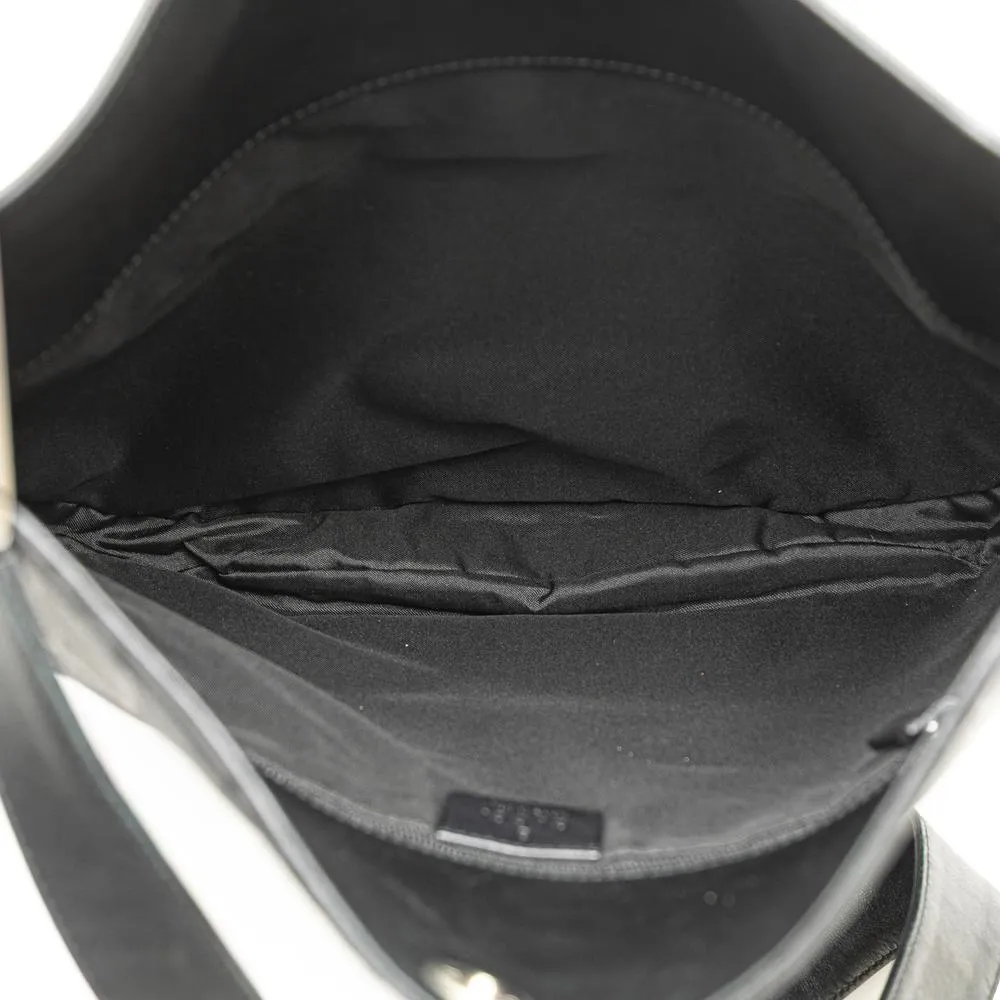 Preloved GG Monogram Shoulder Bag- Black 5 Preloved GG Monogram Shoulder Bag- Black