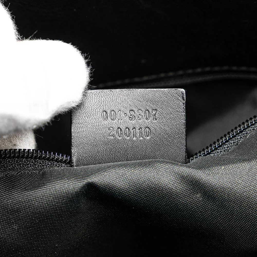 Preloved GG Monogram Shoulder Bag- Black 7 Preloved GG Monogram Shoulder Bag- Black