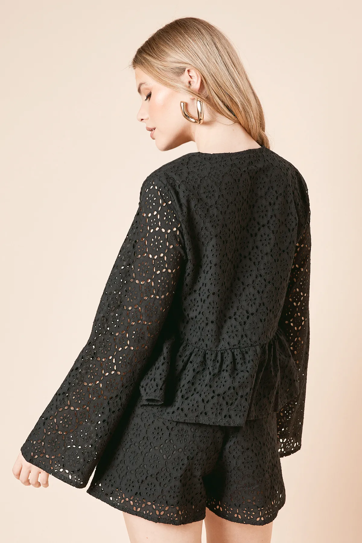 Broderie Tie Front Blouse 4 Broderie Tie Front Blouse