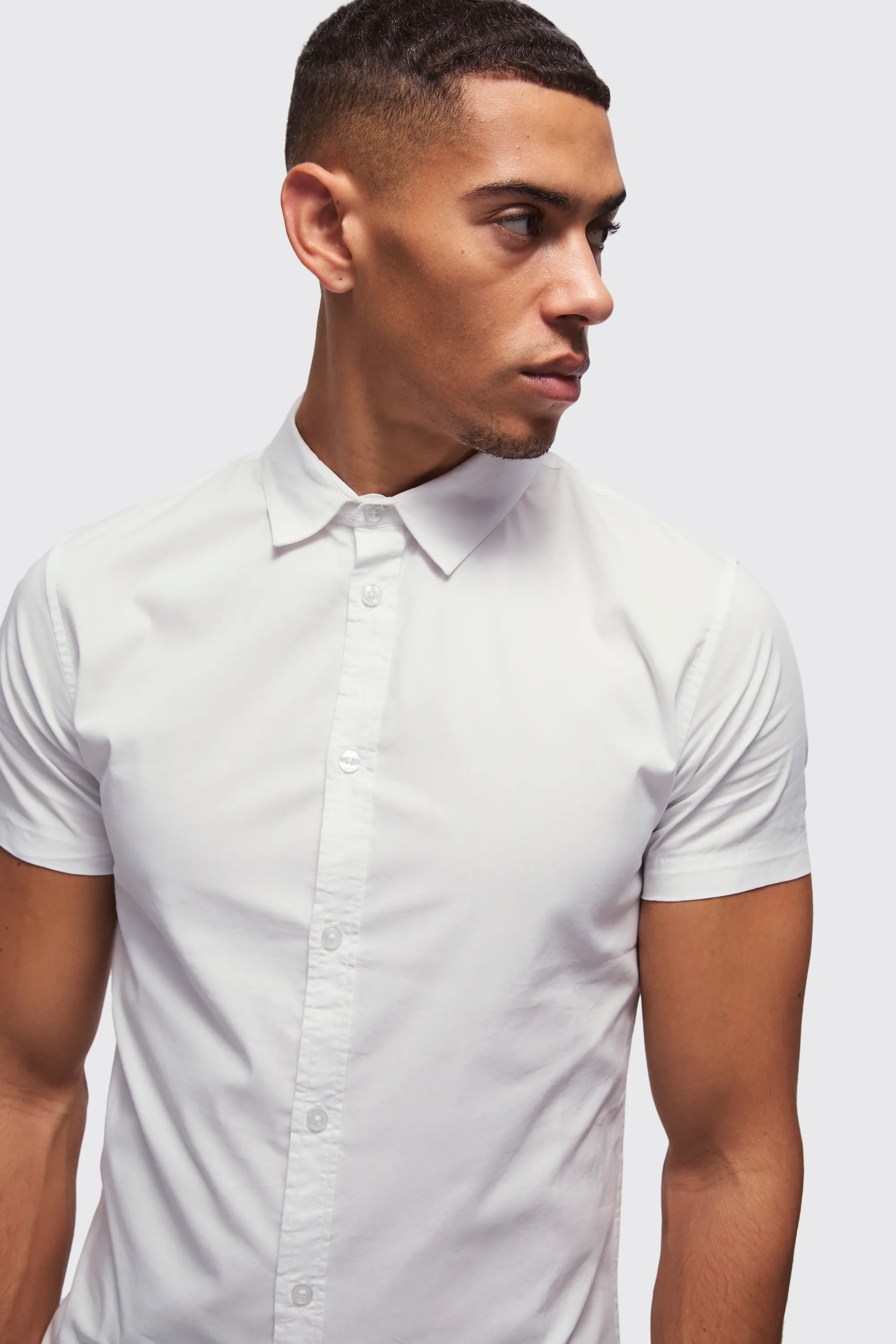 Stretch Fit Short Sleeve Shirt 3 Stretch Fit Short Sleeve Shirt