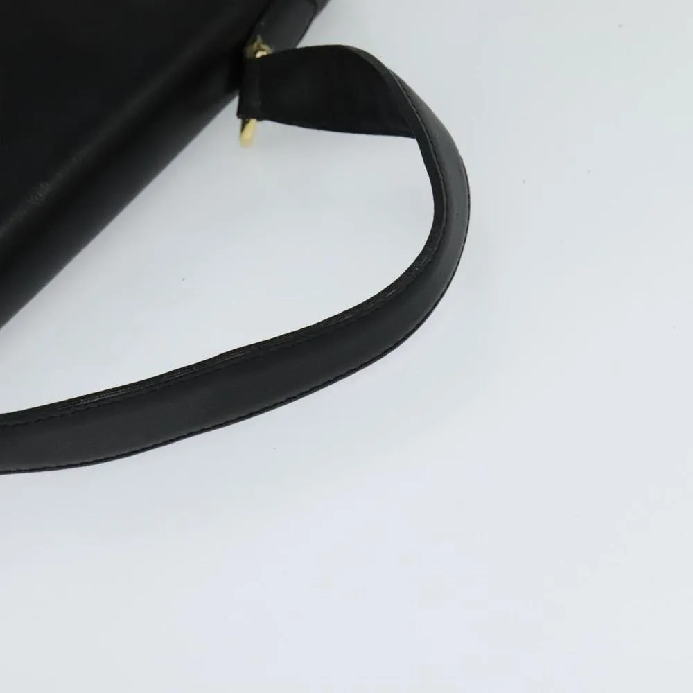 Preloved Leather Top Handle Handbag- Black 8 Preloved Leather Top Handle Handbag- Black