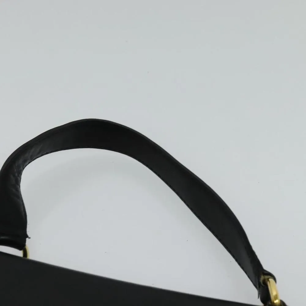 Preloved Leather Top Handle Handbag- Black 9 Preloved Leather Top Handle Handbag- Black