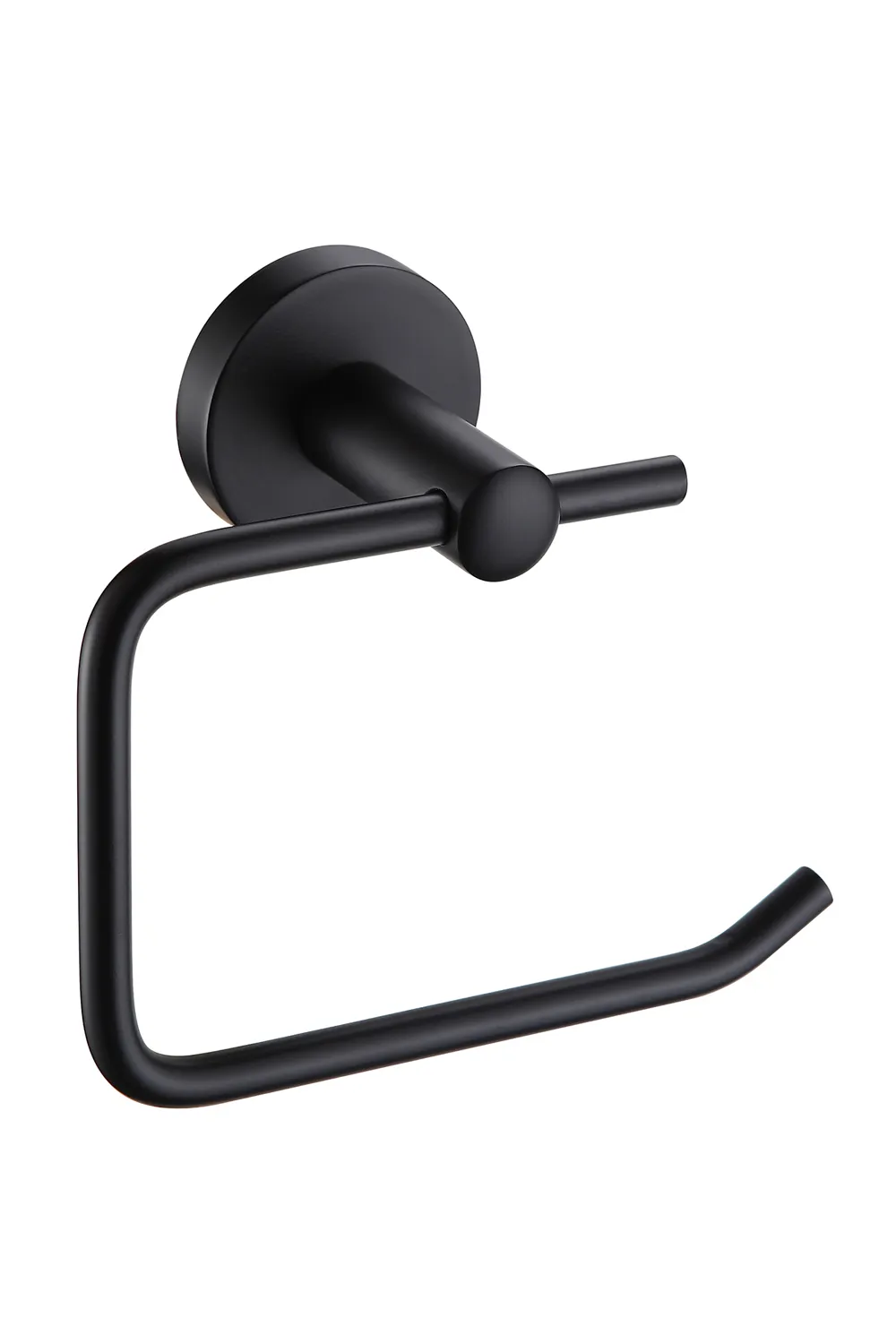 Modernity Black Stainless Steel Wall Mounted Toilet Roll Holder