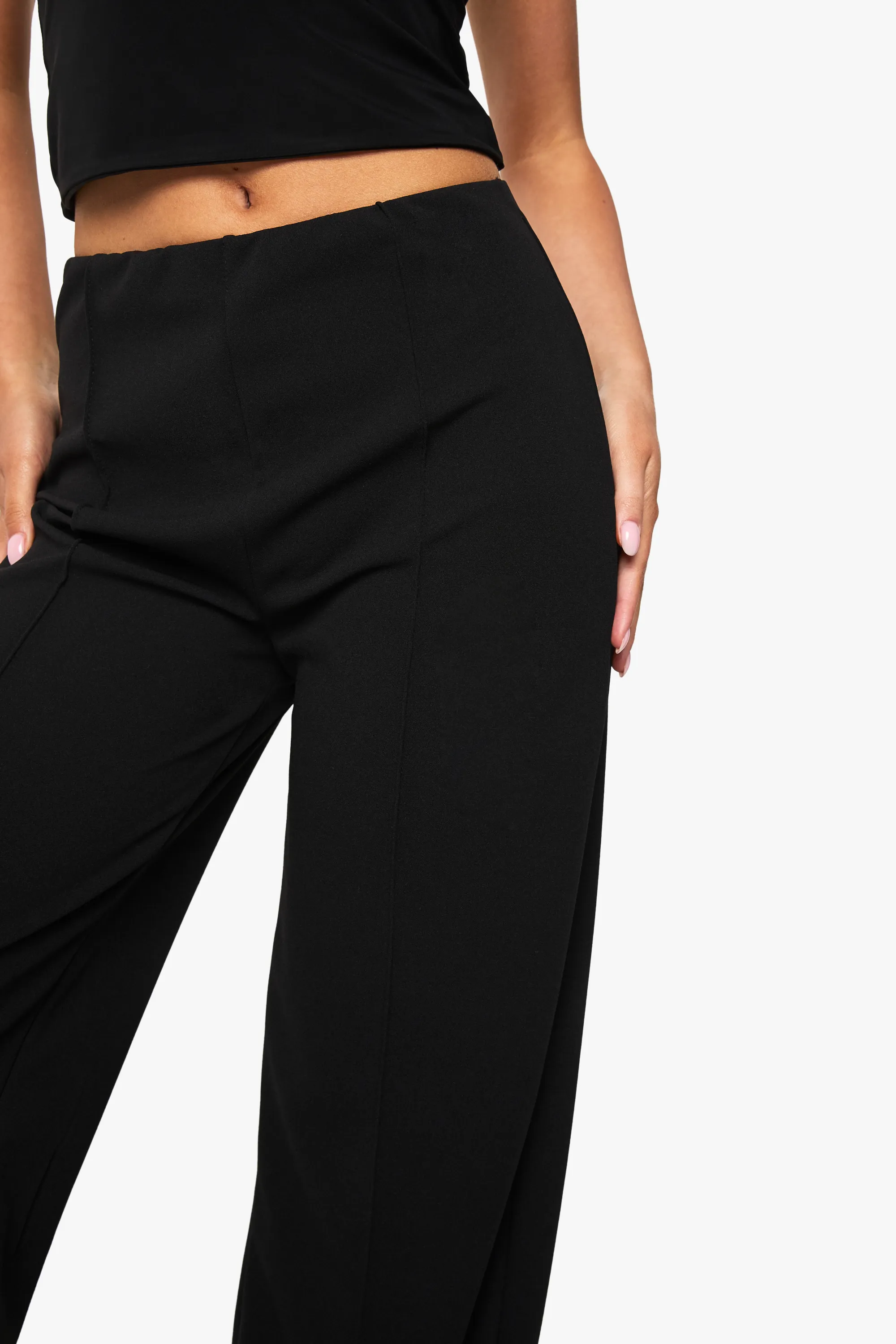 Straight Leg Pintuck Trouser 4 Straight Leg Pintuck Trouser