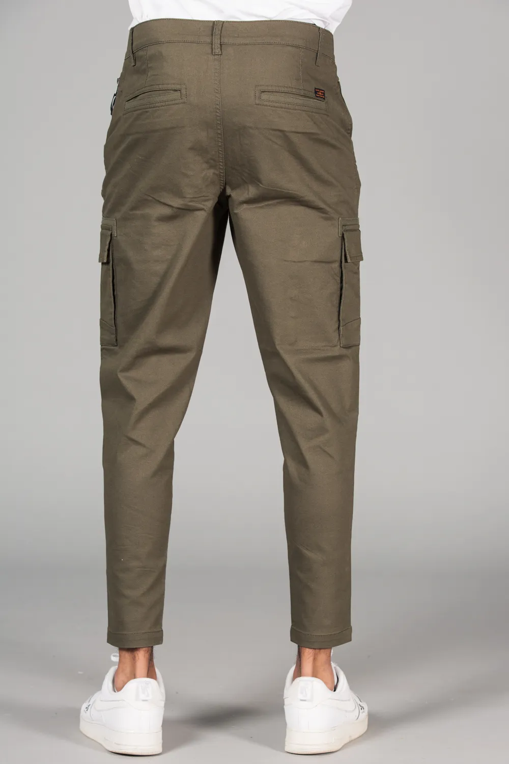 Straight Leg Cargo-Style Trousers 3 Straight Leg Cargo-Style Trousers