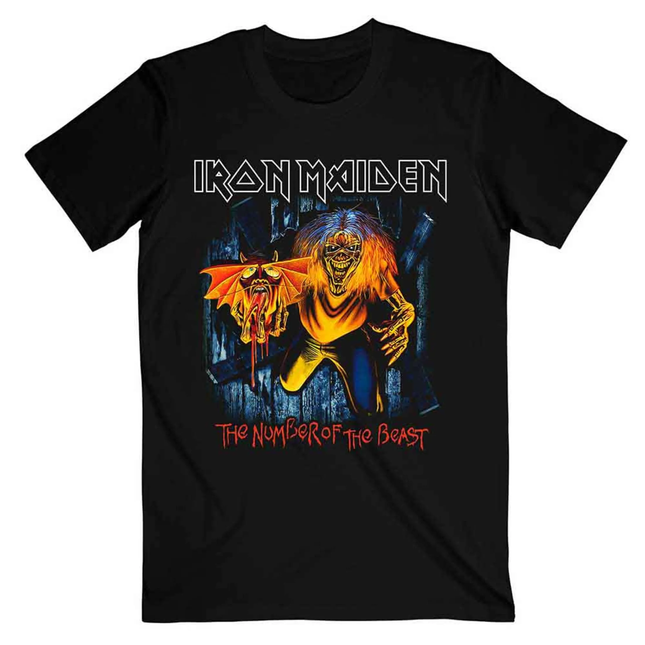 Number of the Beast Eddie Panel Burst T Shirt