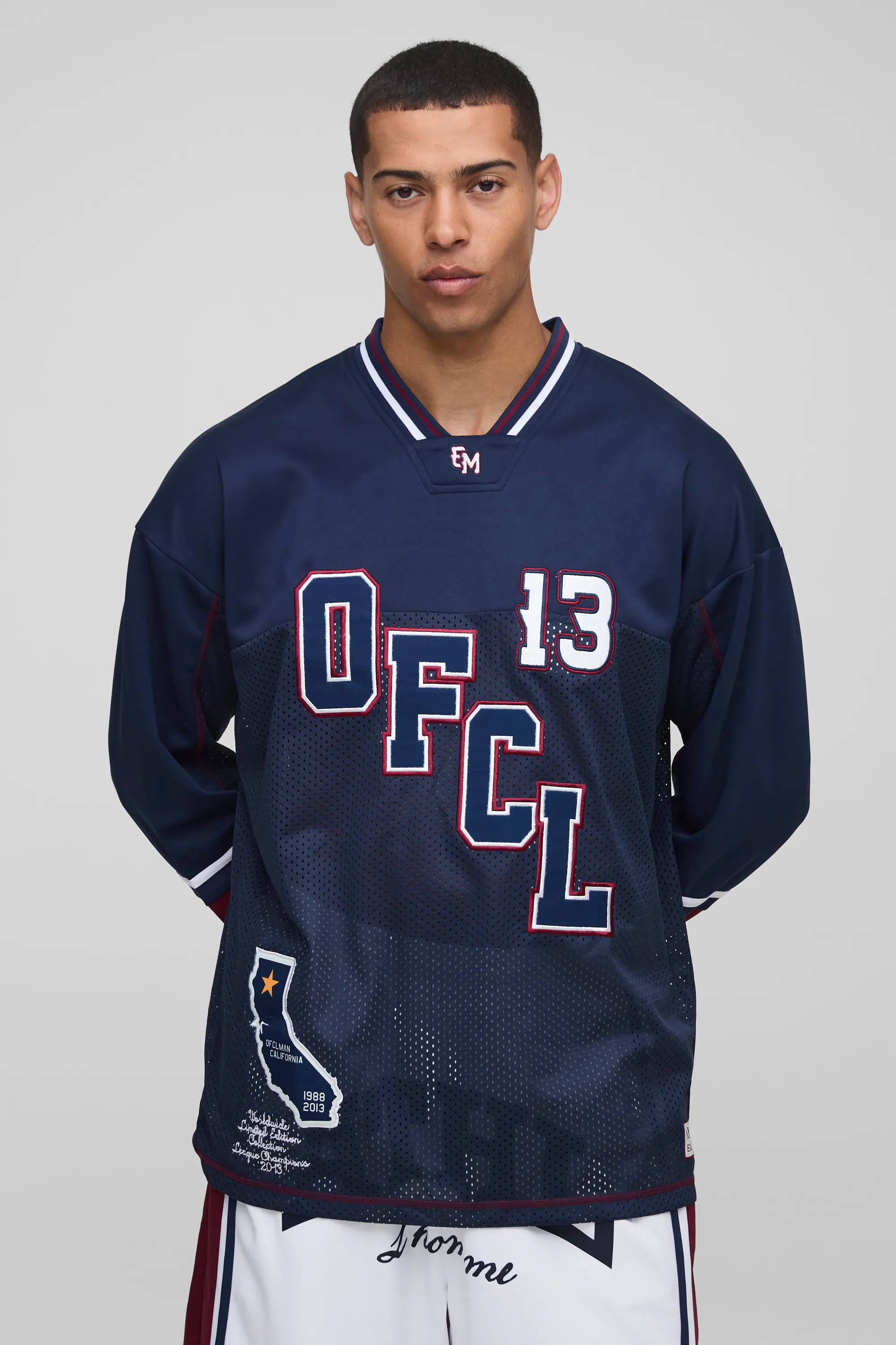 Oversized Ofcl Mesh Hockey Top